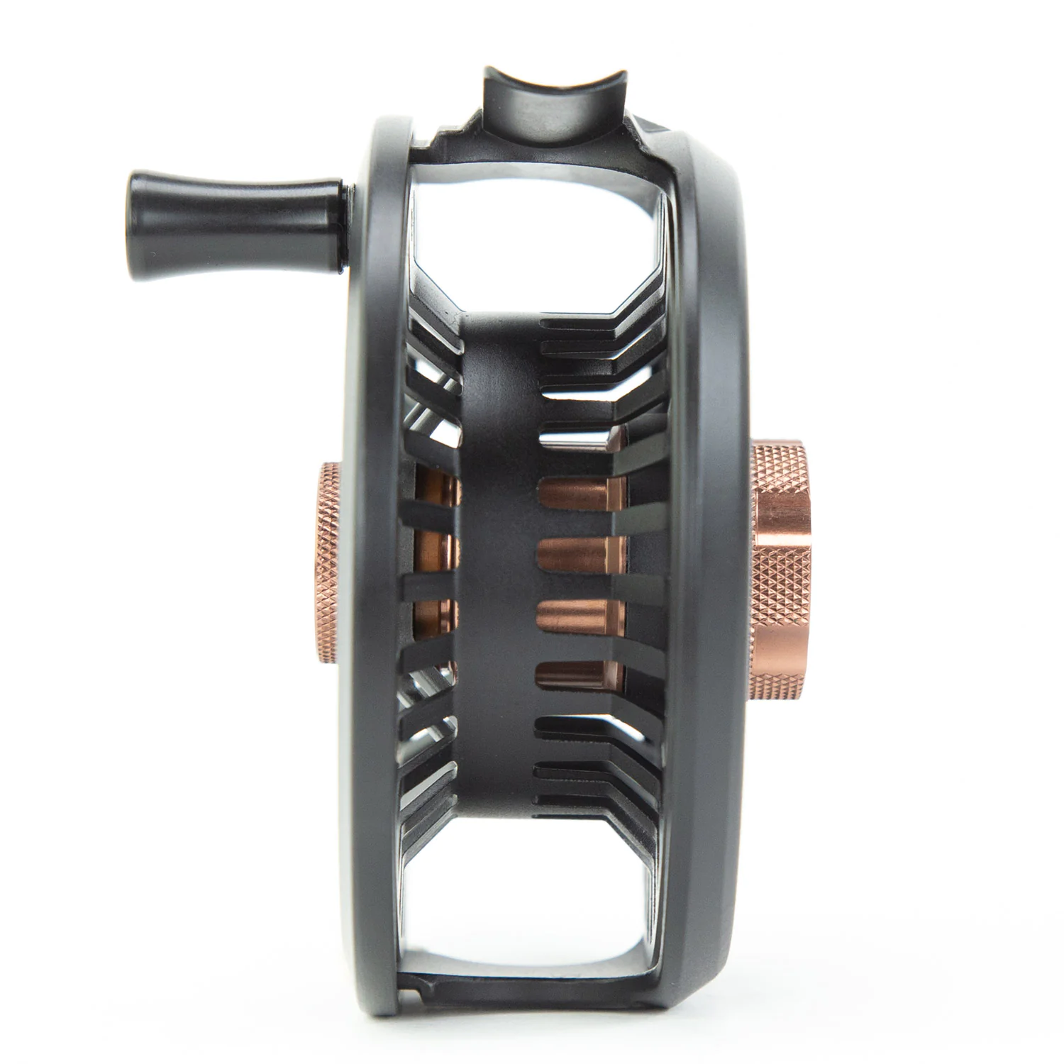 Solid Fliegenrolle (black/coffee)