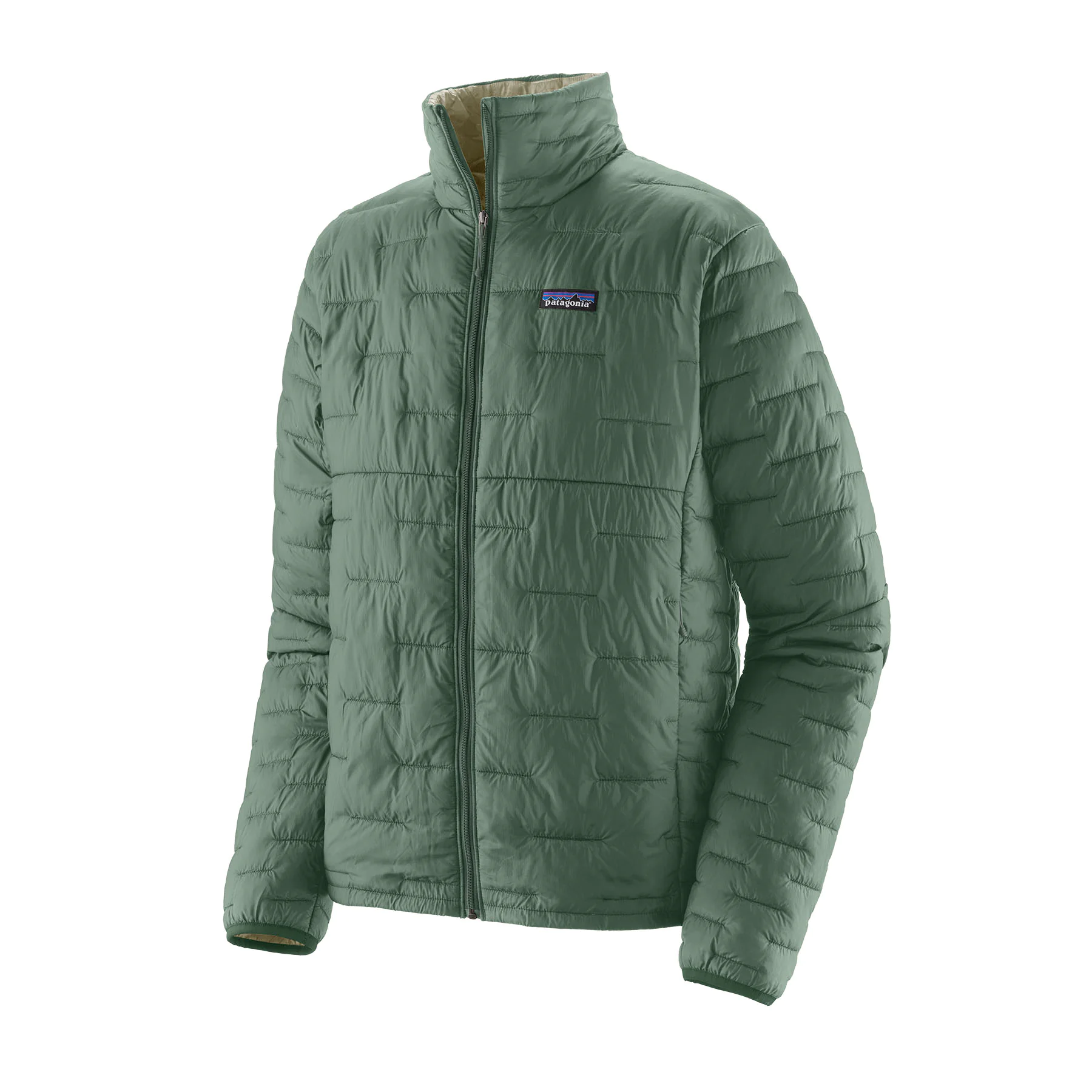 Daunenjacke, Pufferjacke, Grün, Reißverschluss, Patagonia