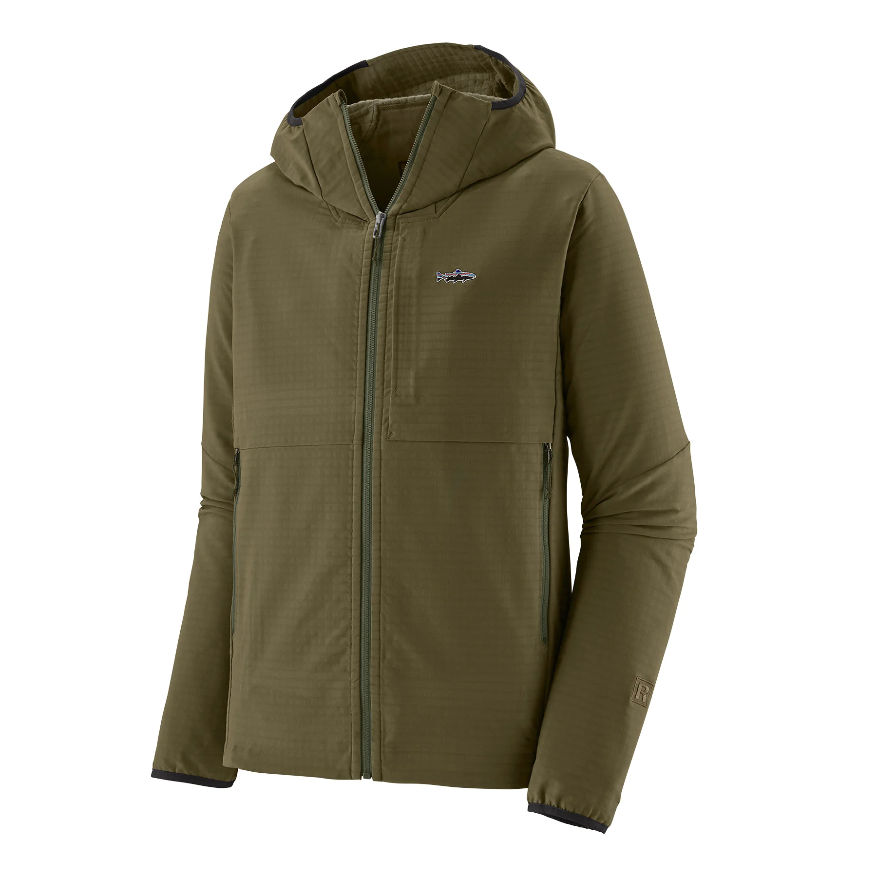 R1 TechFace Fitz Roy Trout Hoody (basin green)