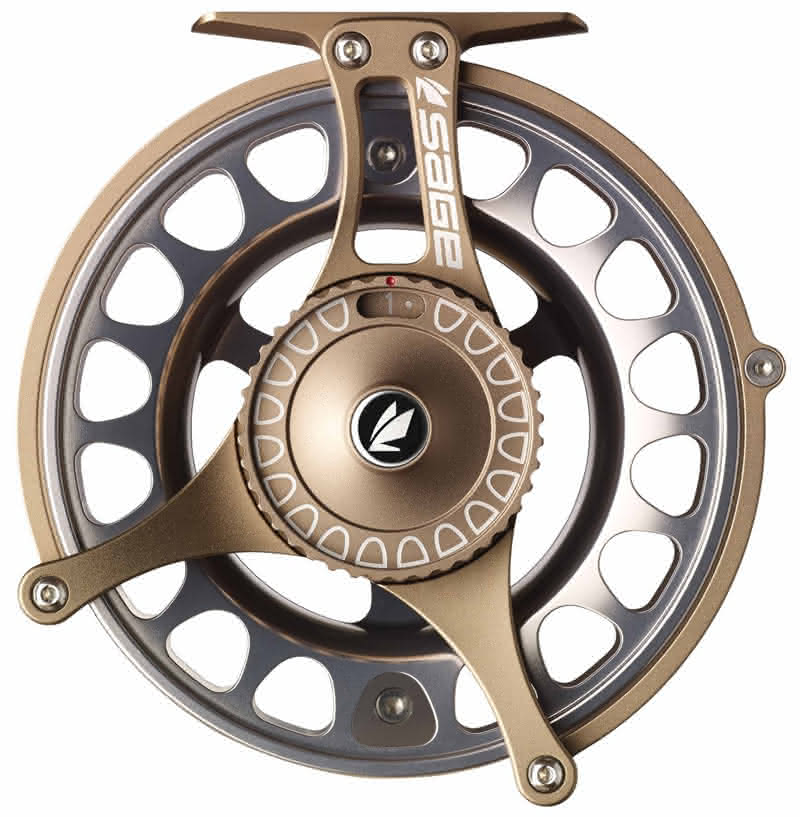 Evoke 10 (bronze/platinum) Fly Reel - right hand retrieve