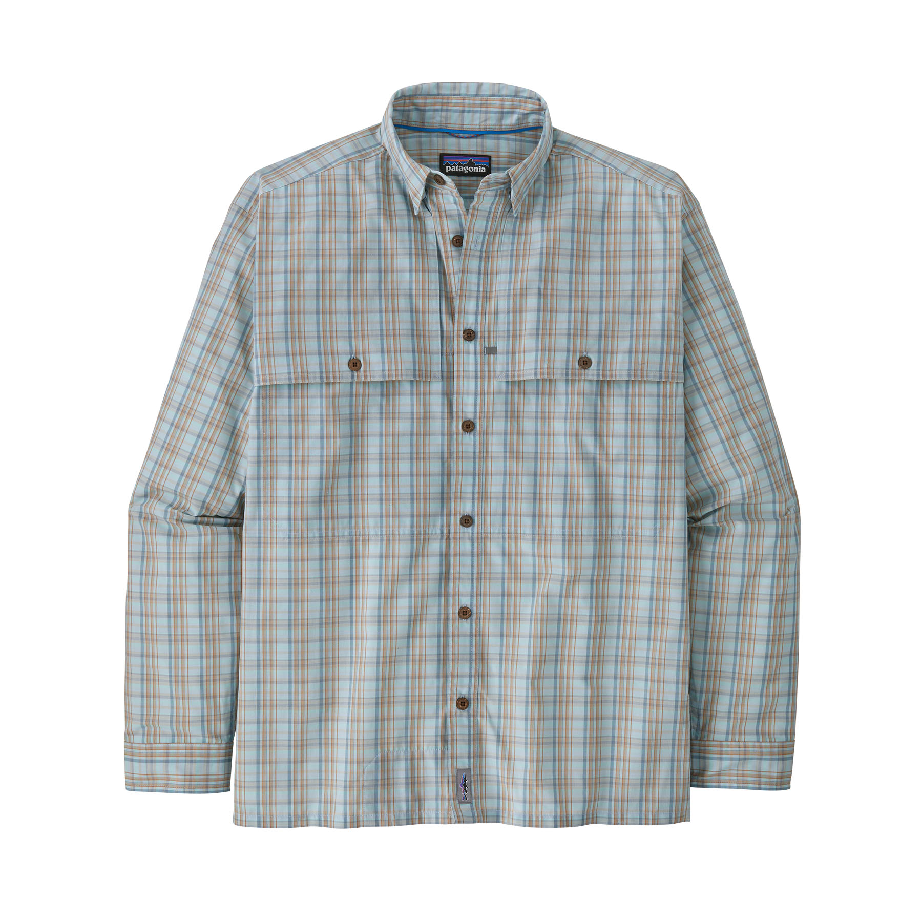 Men's L/S Island Hopper Shirt (Down River: Steam Blue)