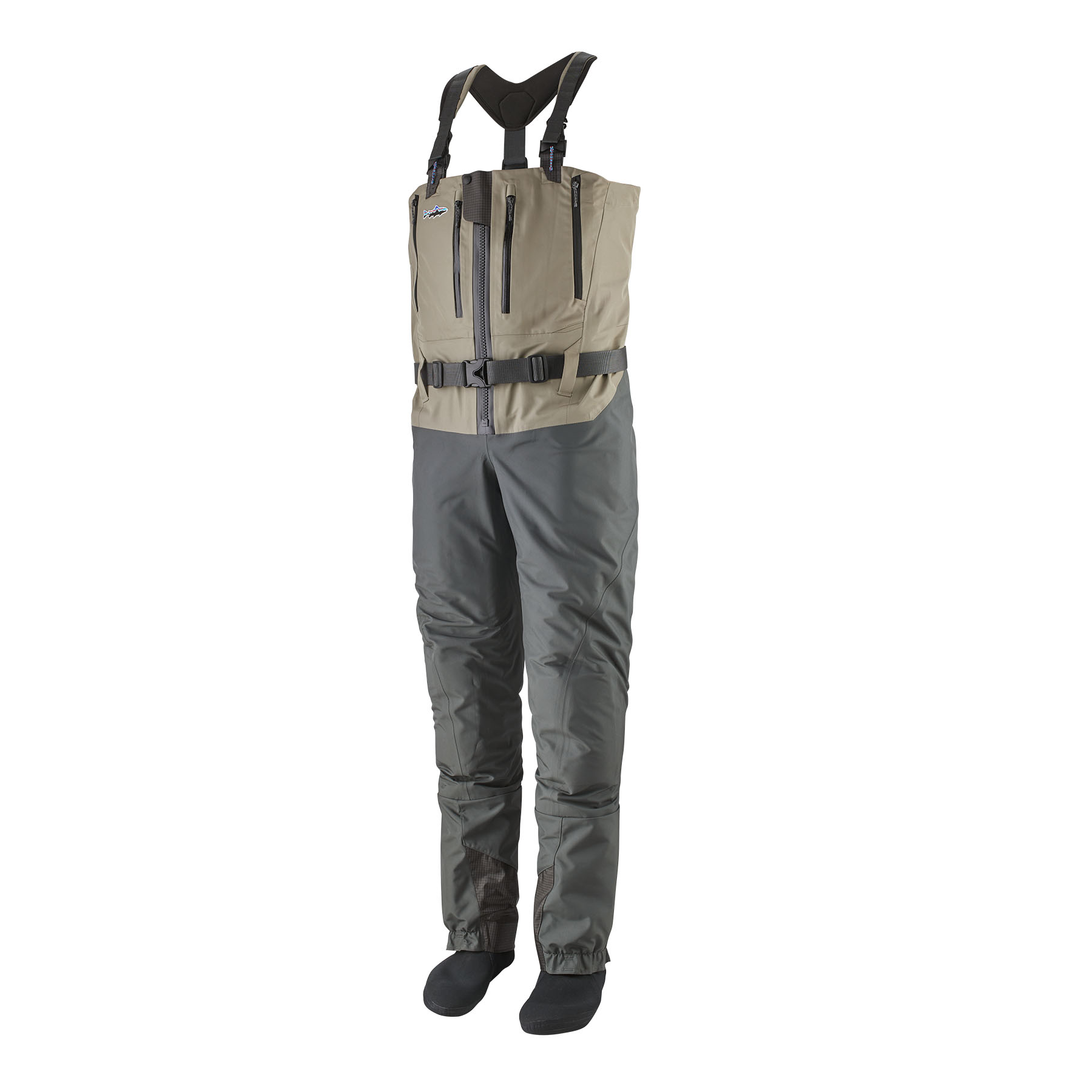 Mens Swiftcurrent Expedition Zip Front Waders (River Rock Green)