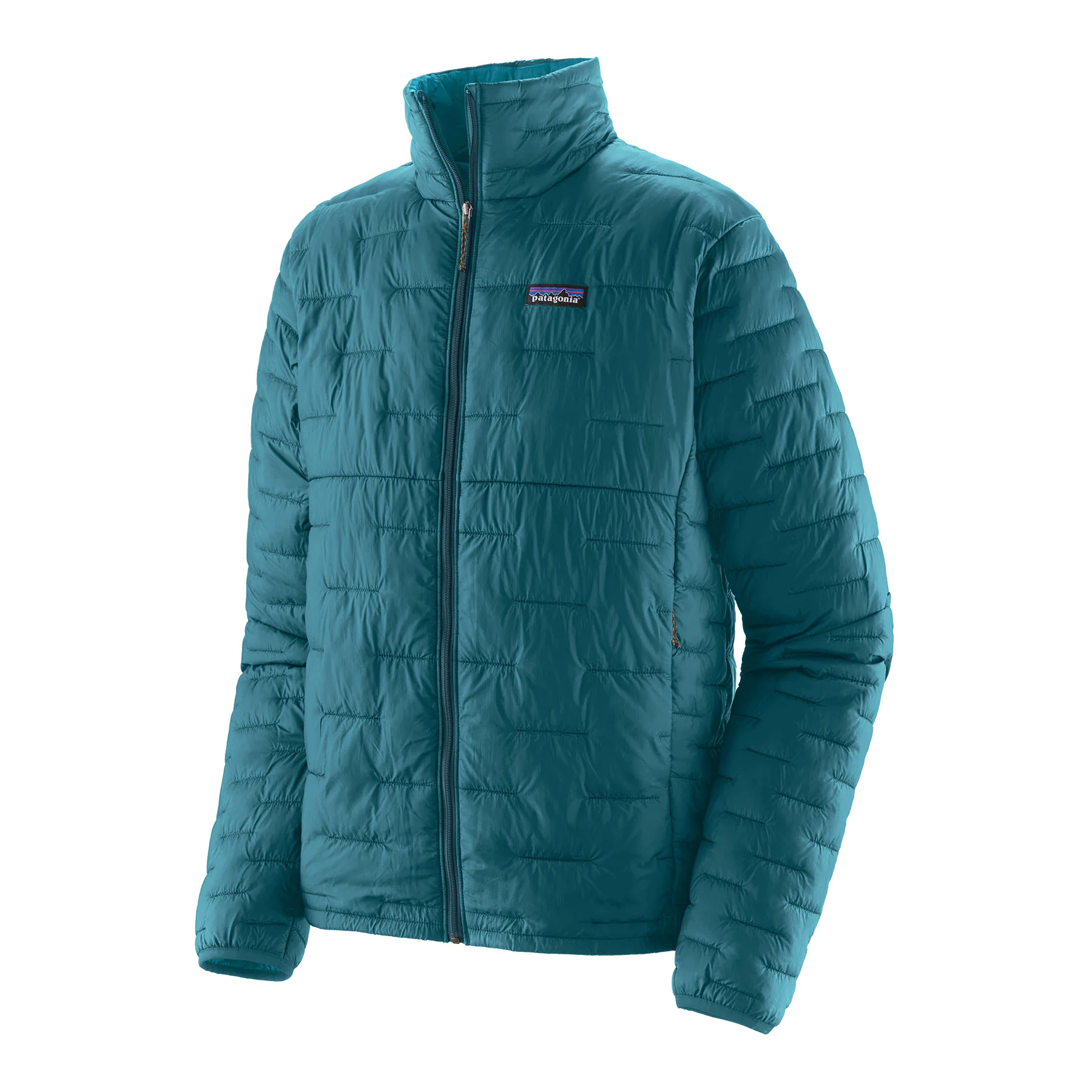 Puffer, Jacket, Teal, Quilted, Zip Pocket