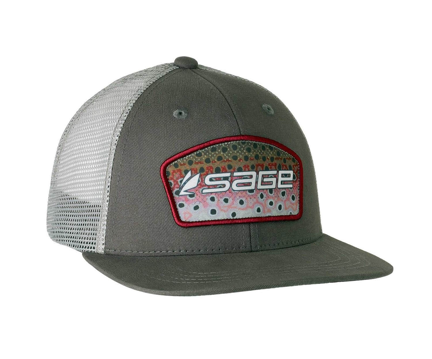 Patch Trucker Hat (Charcoal-Rainbow Trout)