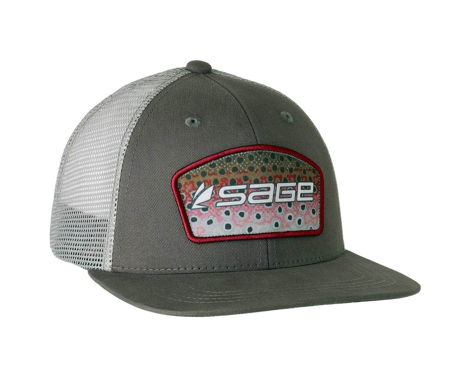 Patch Trucker Hat (Charcoal-Rainbow Trout) Patch Trucker Hat (Charcoal-Rainbow Trout)