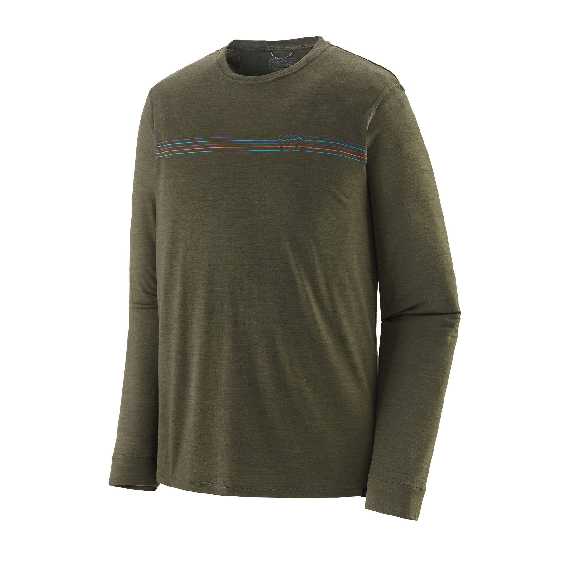 M's L/S Cap Cool Merino Graphic Shirt (basin green) M's L/S Cap Cool Merino Graphic Shirt (basin green)