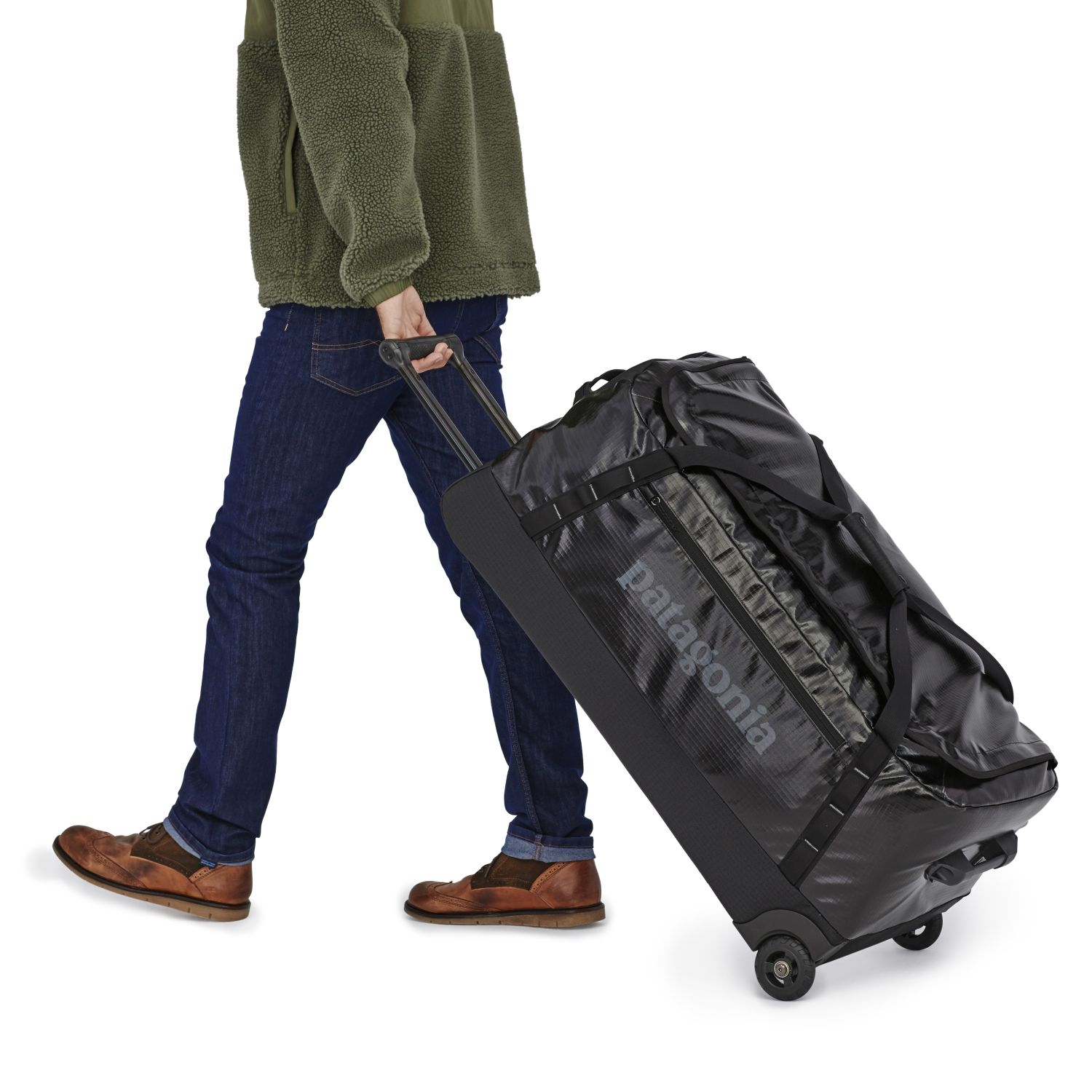 Black Hole Wheeled Duffel 100L (black w/Fitz Roy Trout) Black Hole Wheeled Duffel 100L (black w/Fitz Roy Trout)