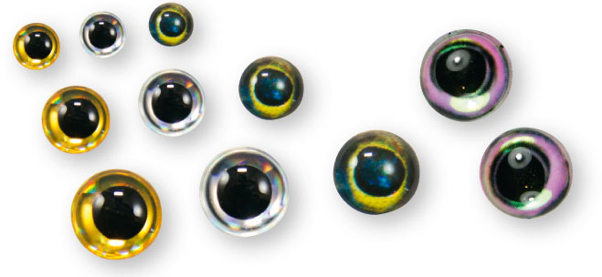 Epoxy 3D Eyes (gold)