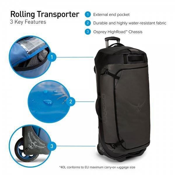 Rolling Transporter 120L (black)