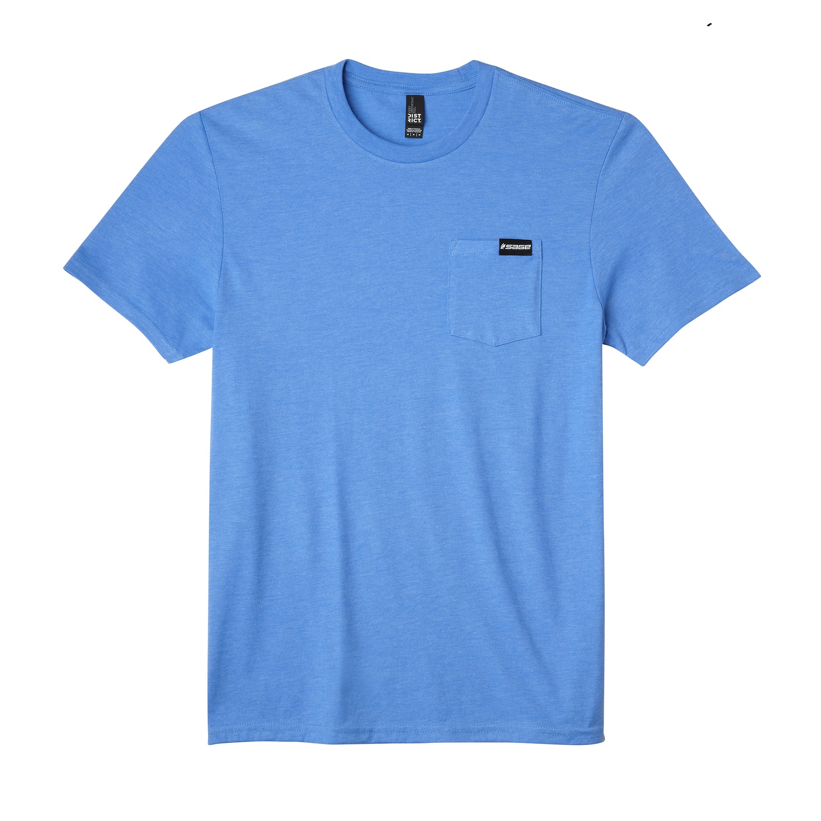 Logo Pocket Tee (heather royal)