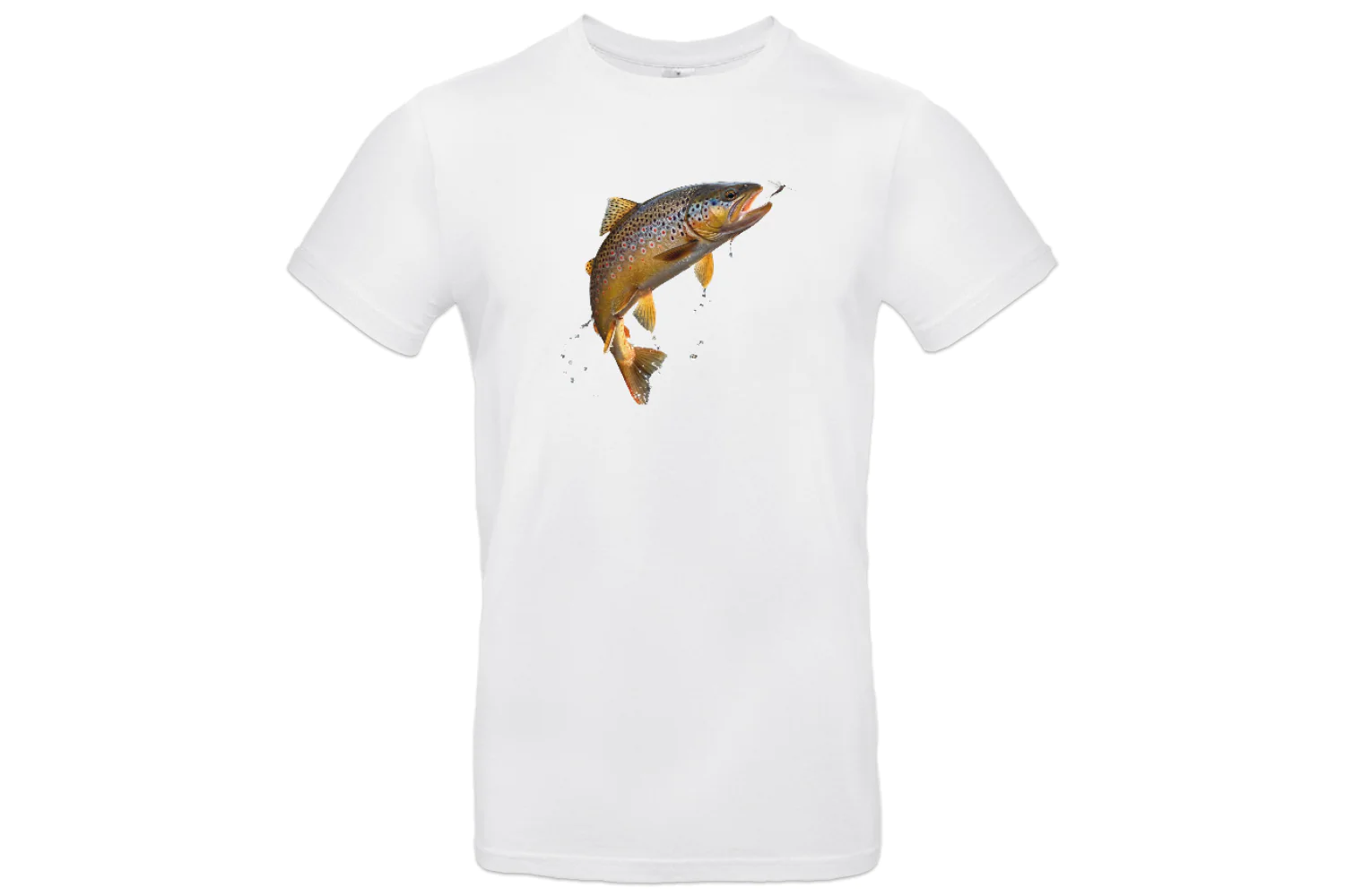 T-Shirt Brown Trout (white)