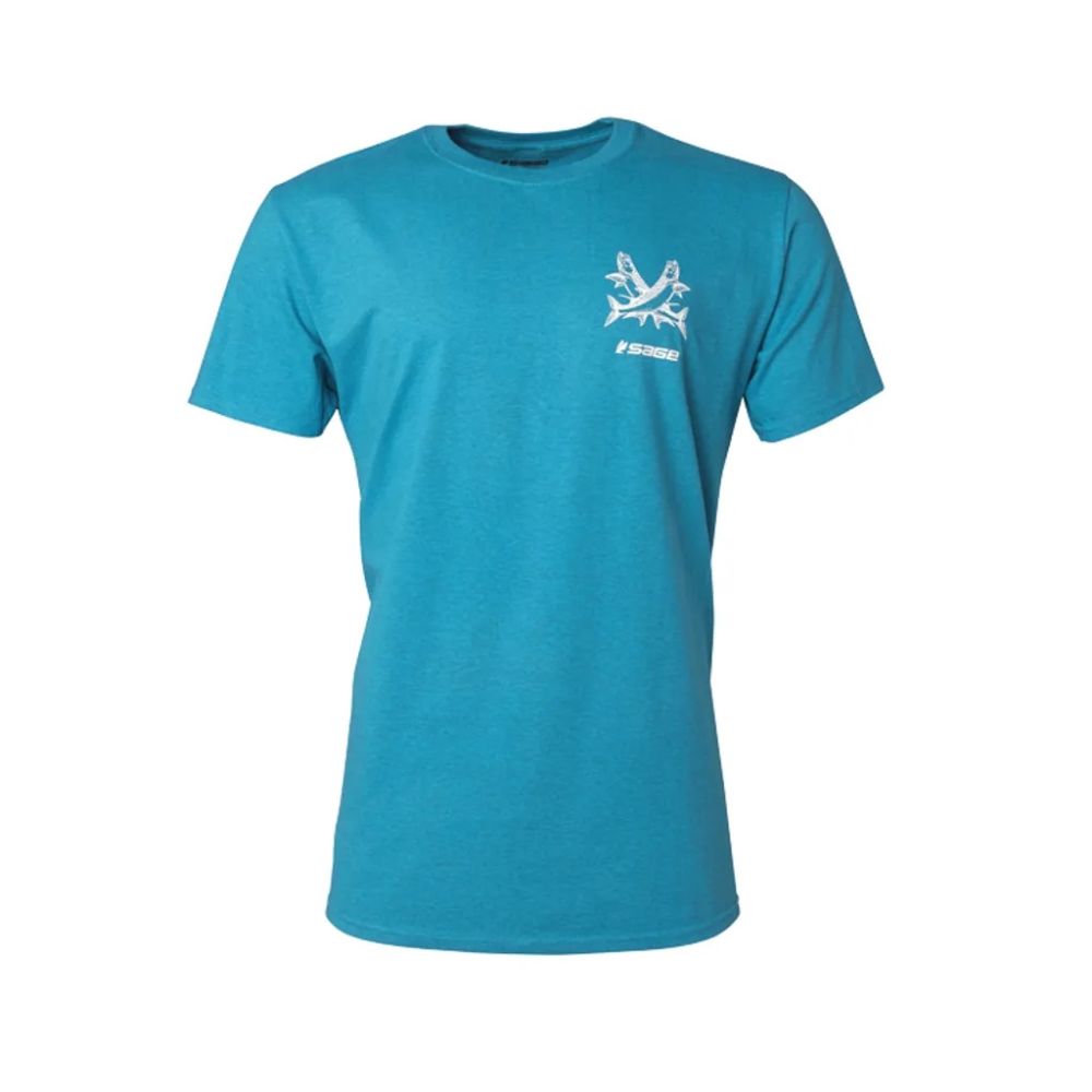 Tarpon Badge Tee (Caribean Blue) Tarpon Badge Tee (Caribean Blue)