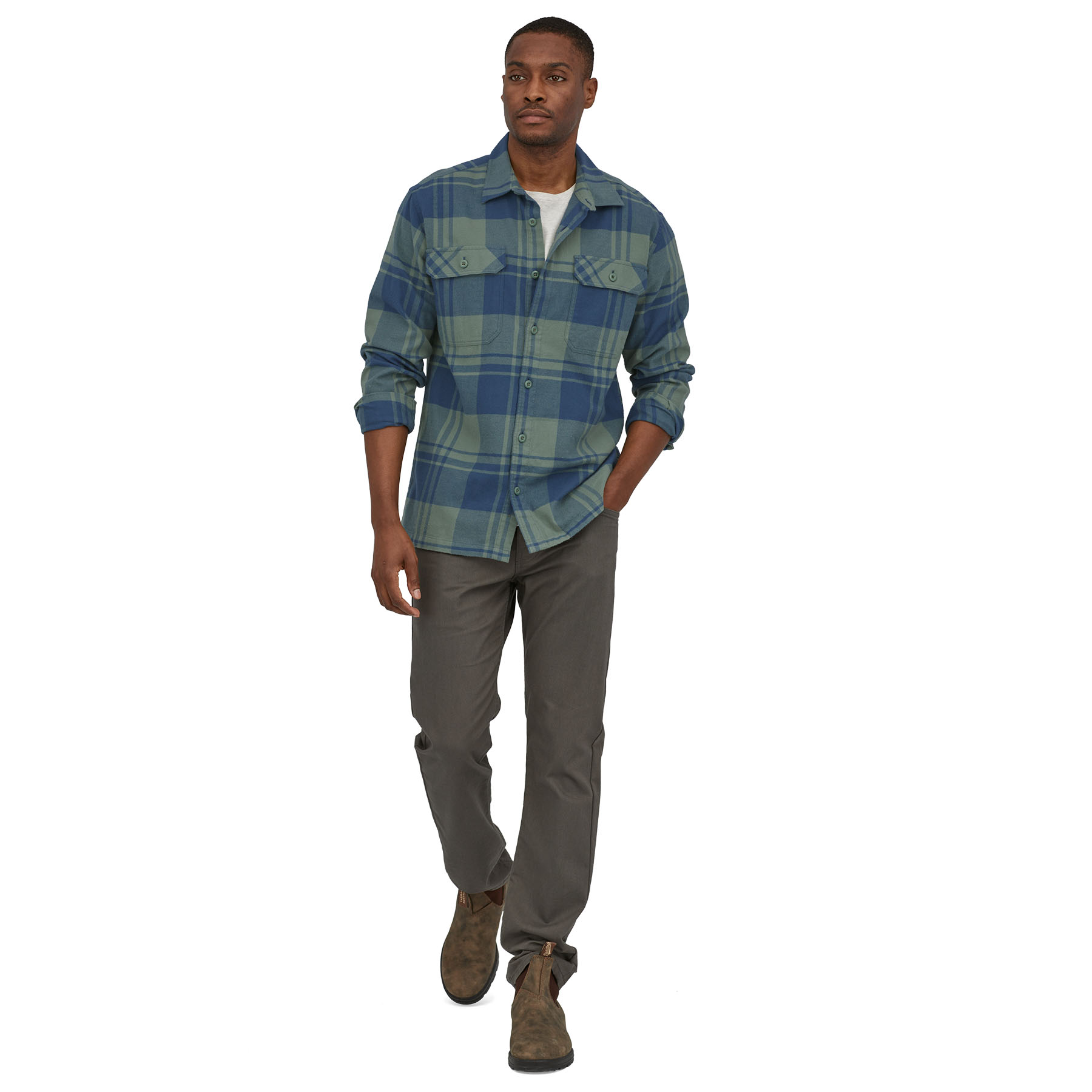 M's L/S MW Fjord Flannel Shirt (Live Oak: Hemlock Green) M's L/S MW Fjord Flannel Shirt (Live Oak: Hemlock Green)