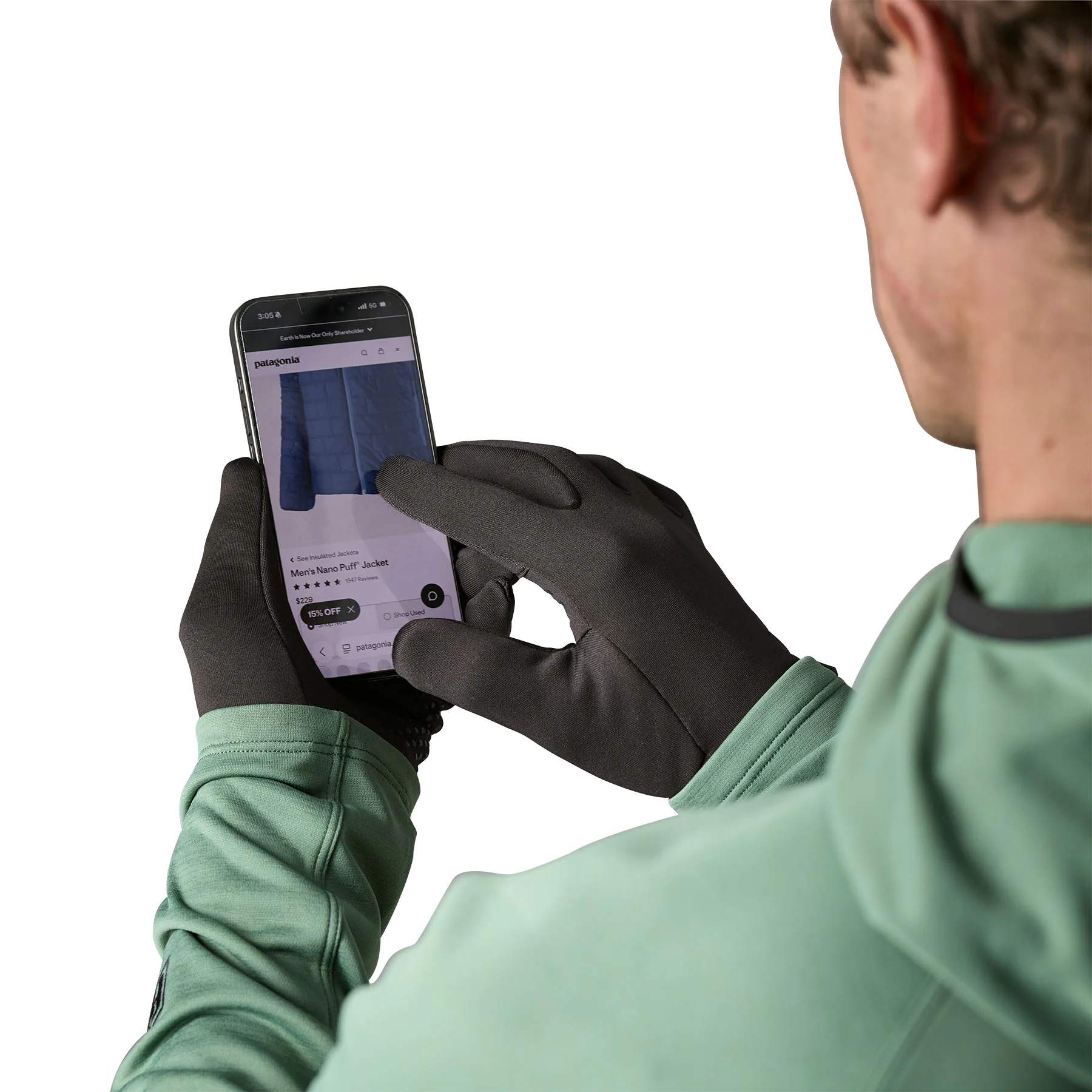 Touchscreen-Handschuhe, schwarze Handschuhe, Smartphone-Bedienung, Outdoor-Handschuhe