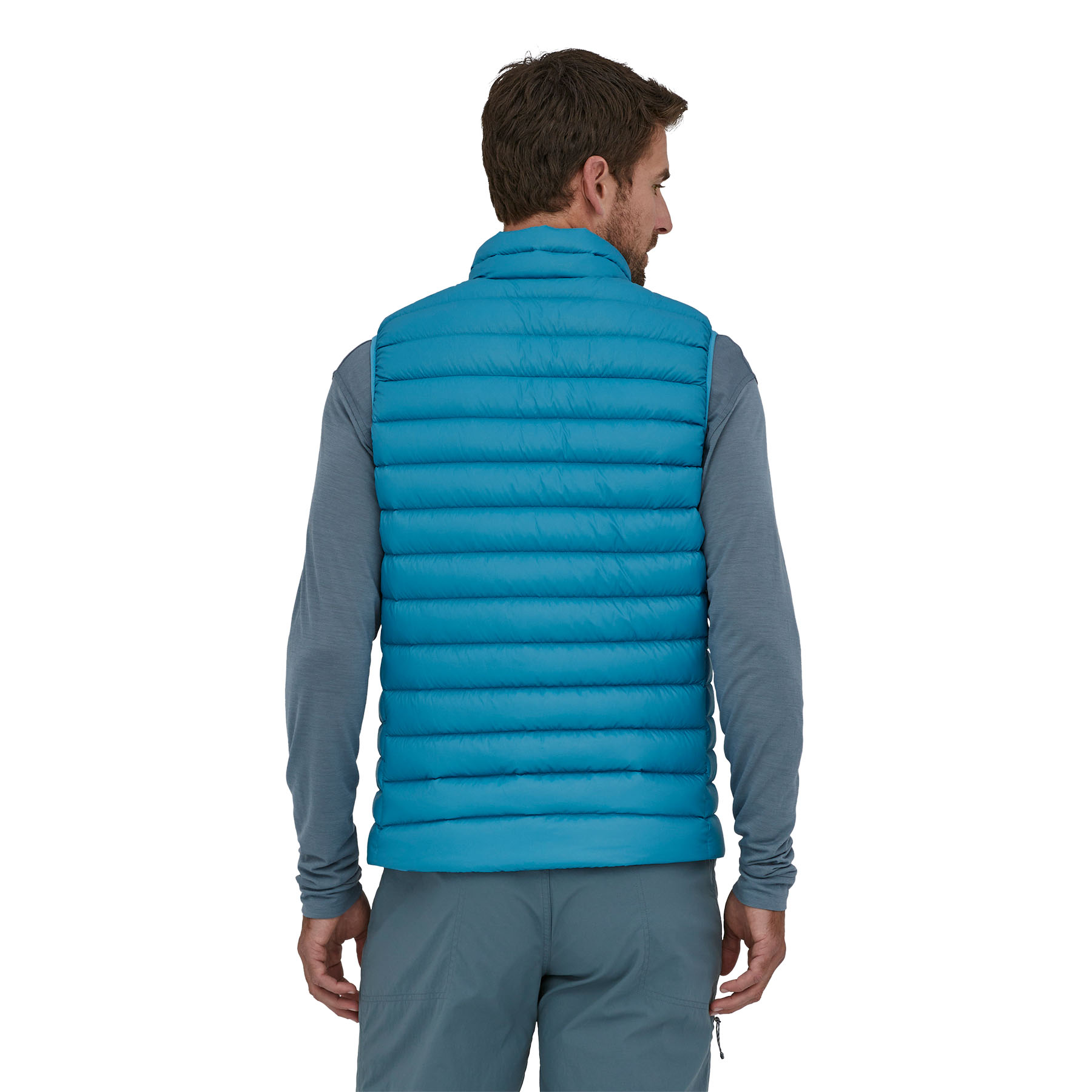 Men's Down Sweater Vest (Anacapa Blue)