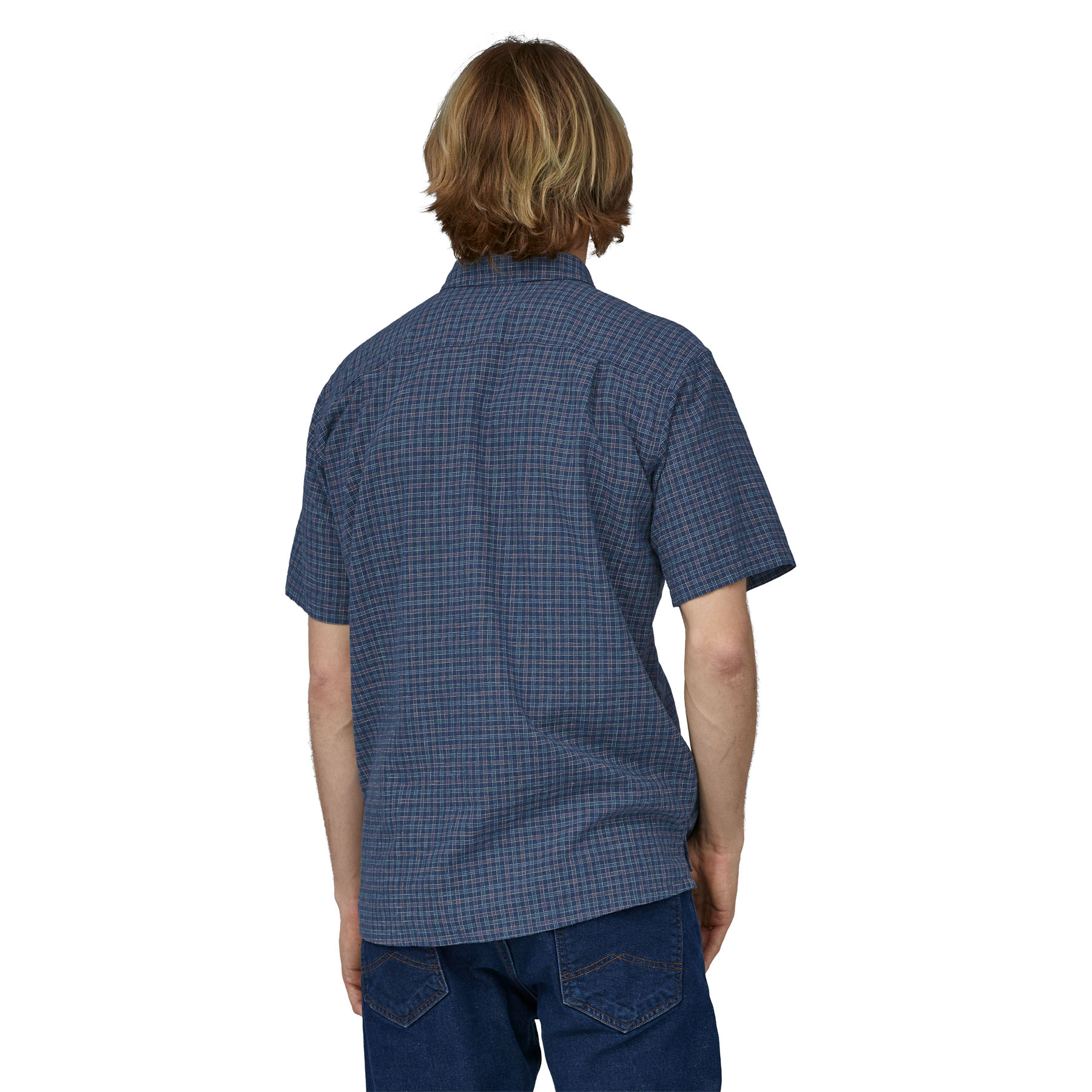 Men's Back Step Shirt (stone blue)