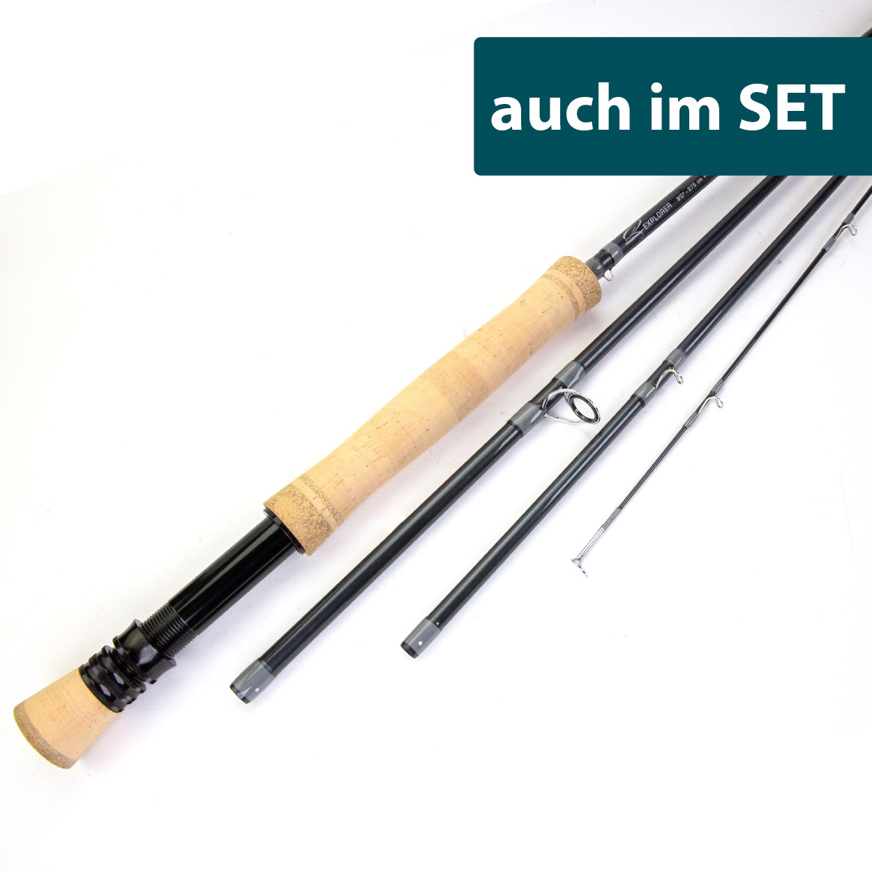 Fly Fishing Rod Army Green V Explorer 9TF #6 4 Psc