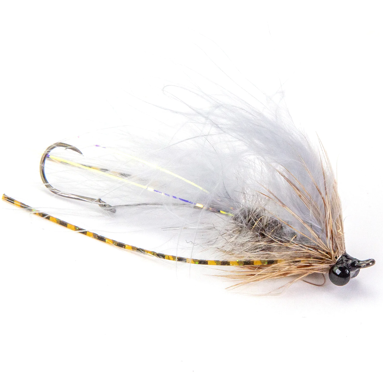 Trout Spey Bugger (Shiner Gray/Dark Gray) Trout Spey Bugger (Shiner Gray/Dark Gray)