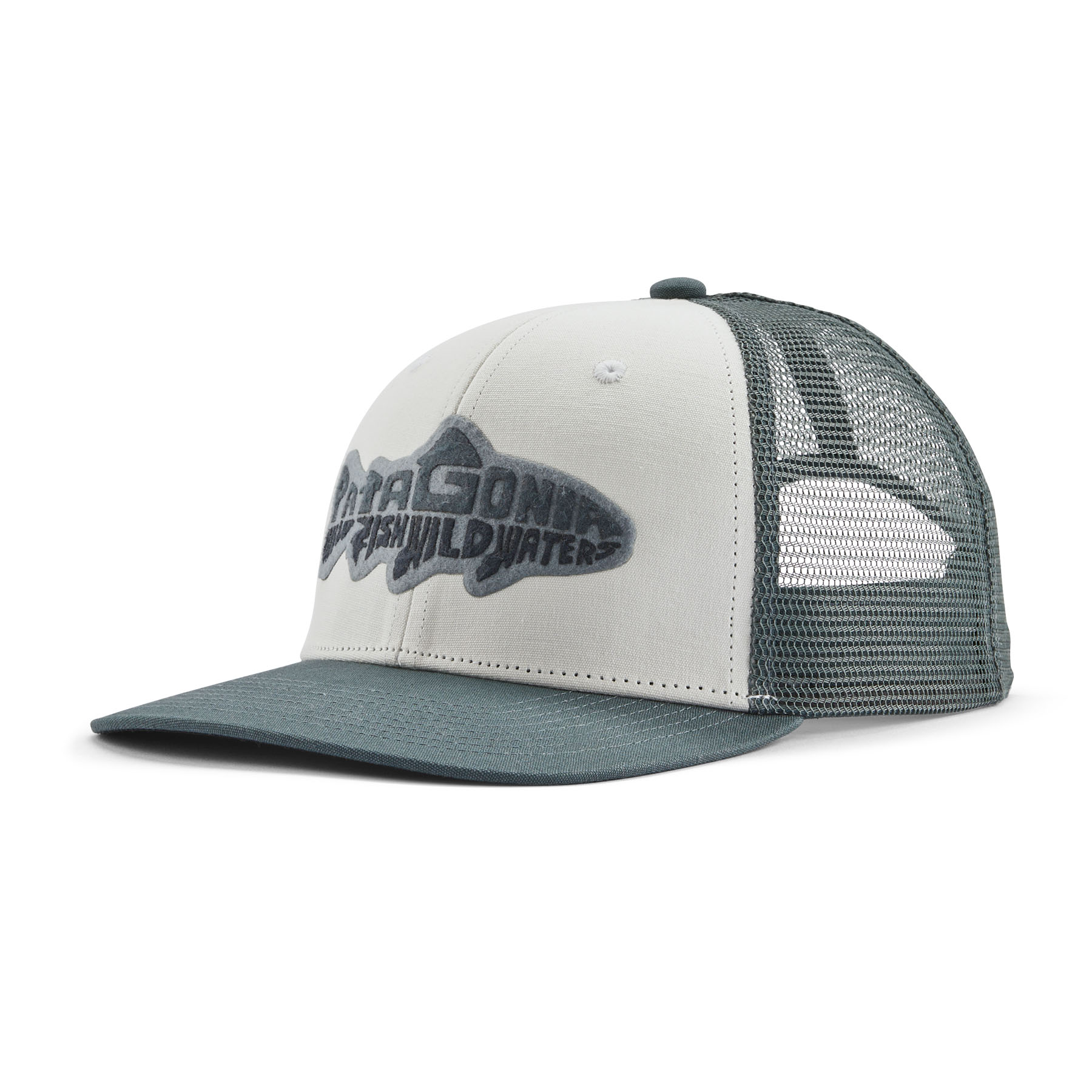 Take a Stand Trucker Hat (Wild Waterline: White)