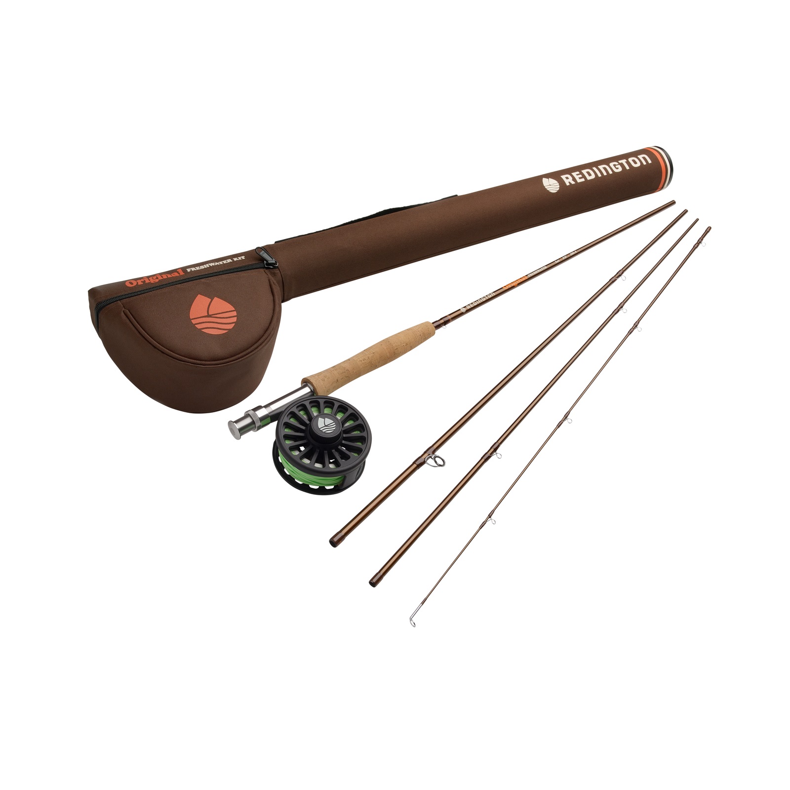 TOPFORT Fly Fishing Rod And Reel Starter Kit, 4 бр Ултрапортативен Графит  Fly Rod 5/6 Пълен Стартов Пакет