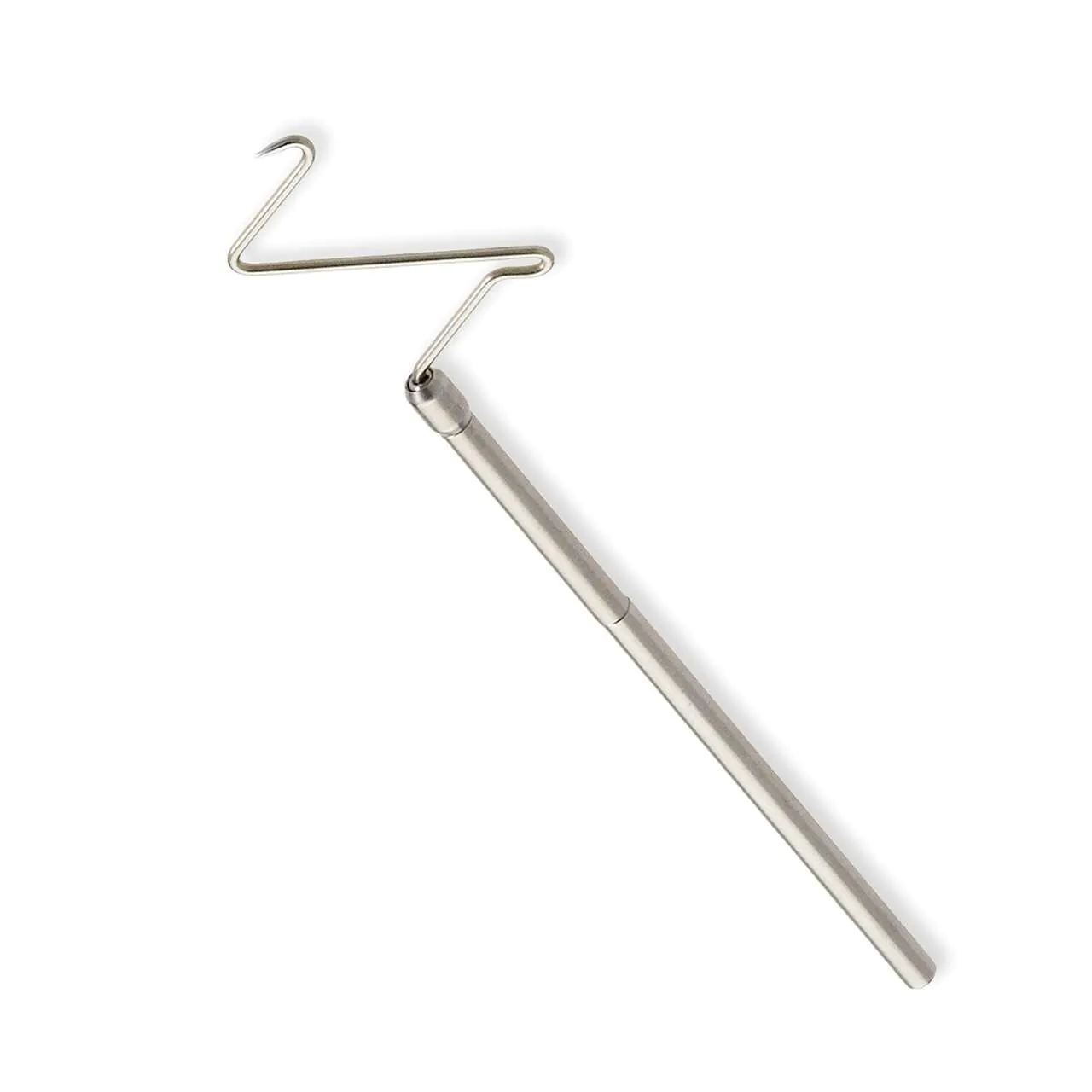 Stiftentferner, Küchengerät, Metallstange, gekrümmter Haken, Griffel