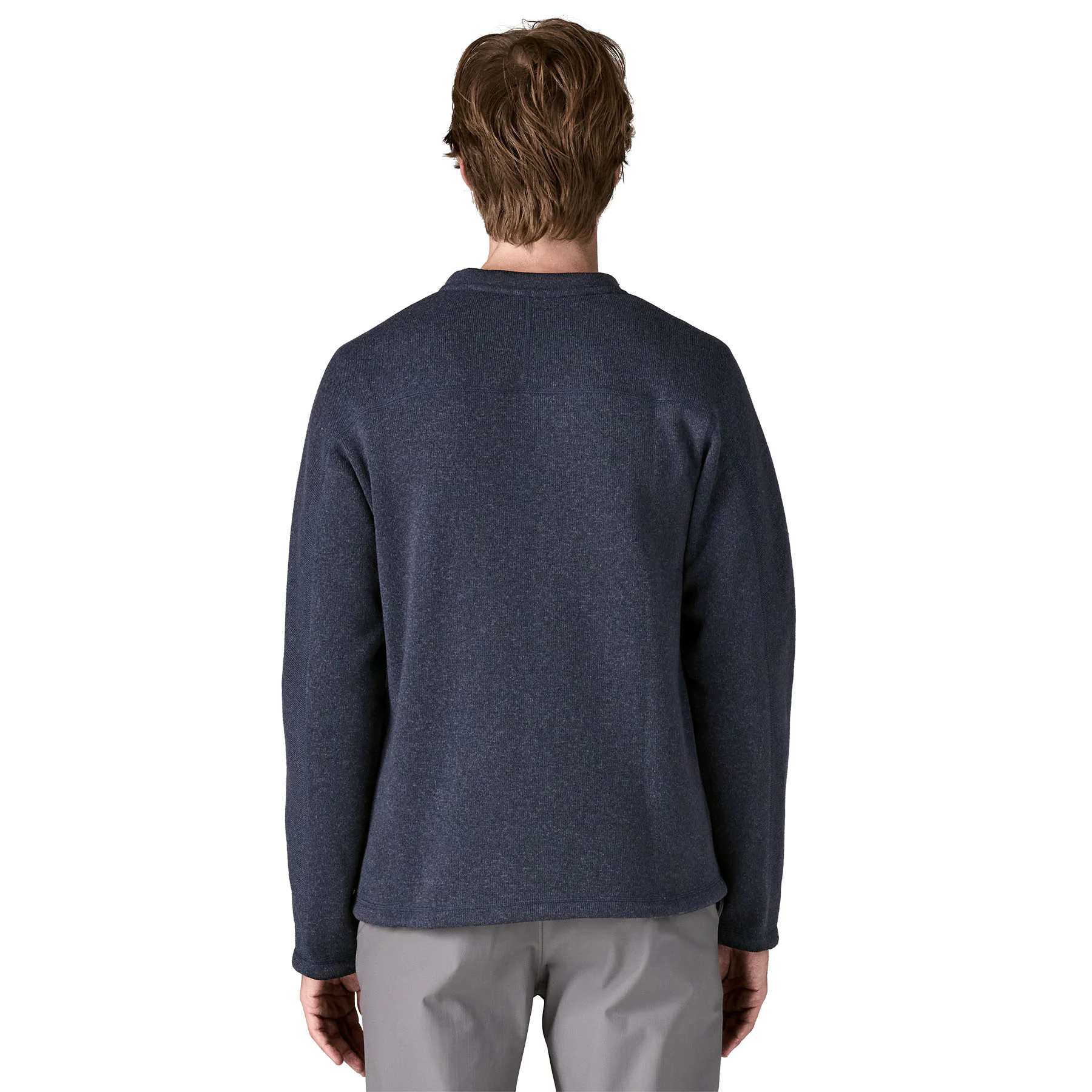 Herrenpullover, Langärmlig, Kuschelig, Navy, Pullover