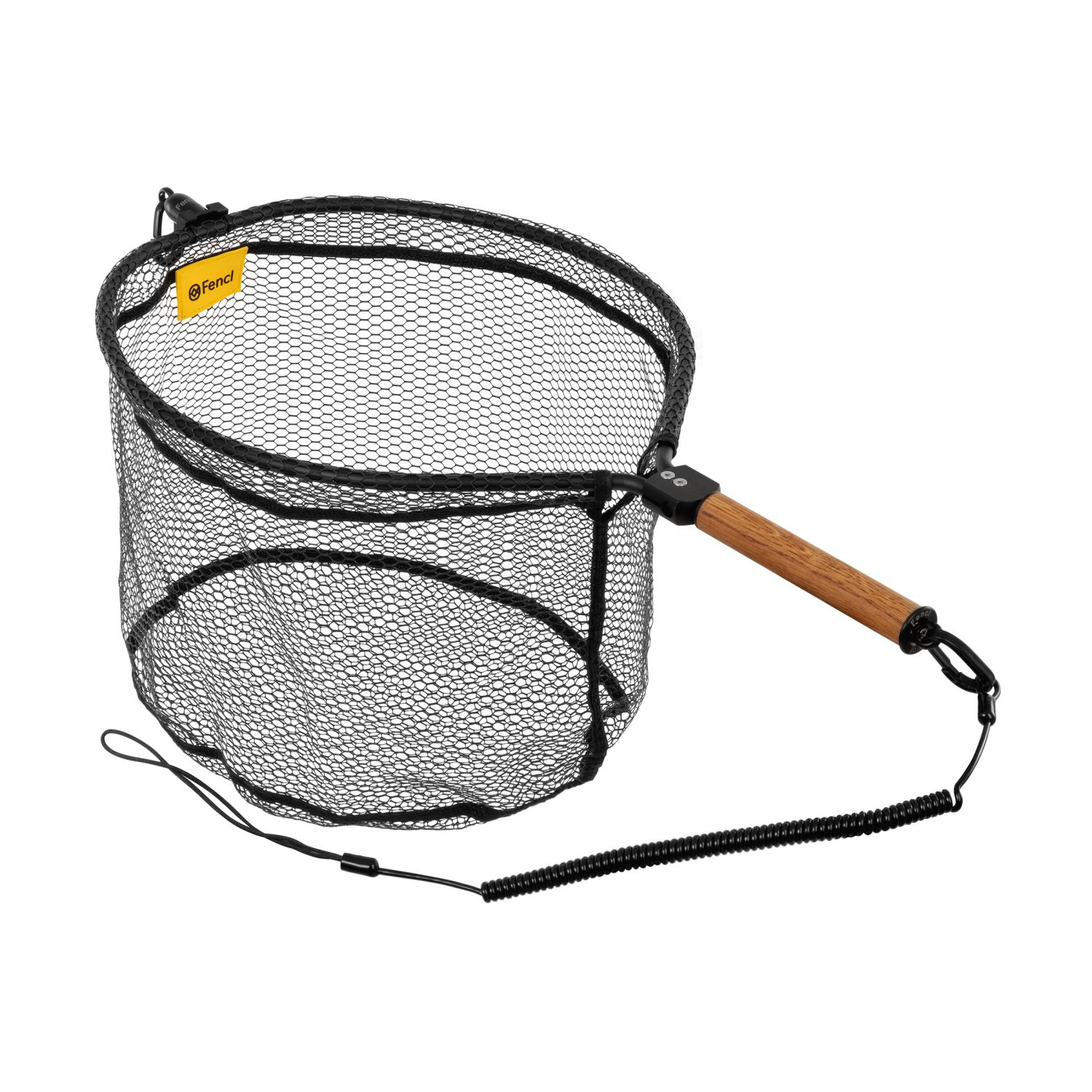 Fishing Net Soft Silicone Fish Landing Net Pole Handle Cm Nets_ 50x35 V7F5