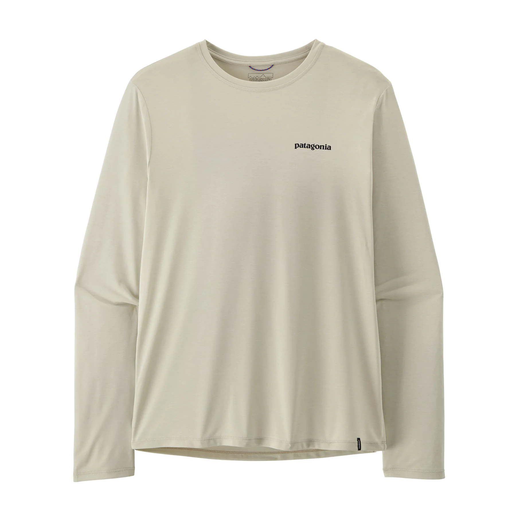 Langfassung:, Longsleeve, Beige, Logofrei, Patagonia