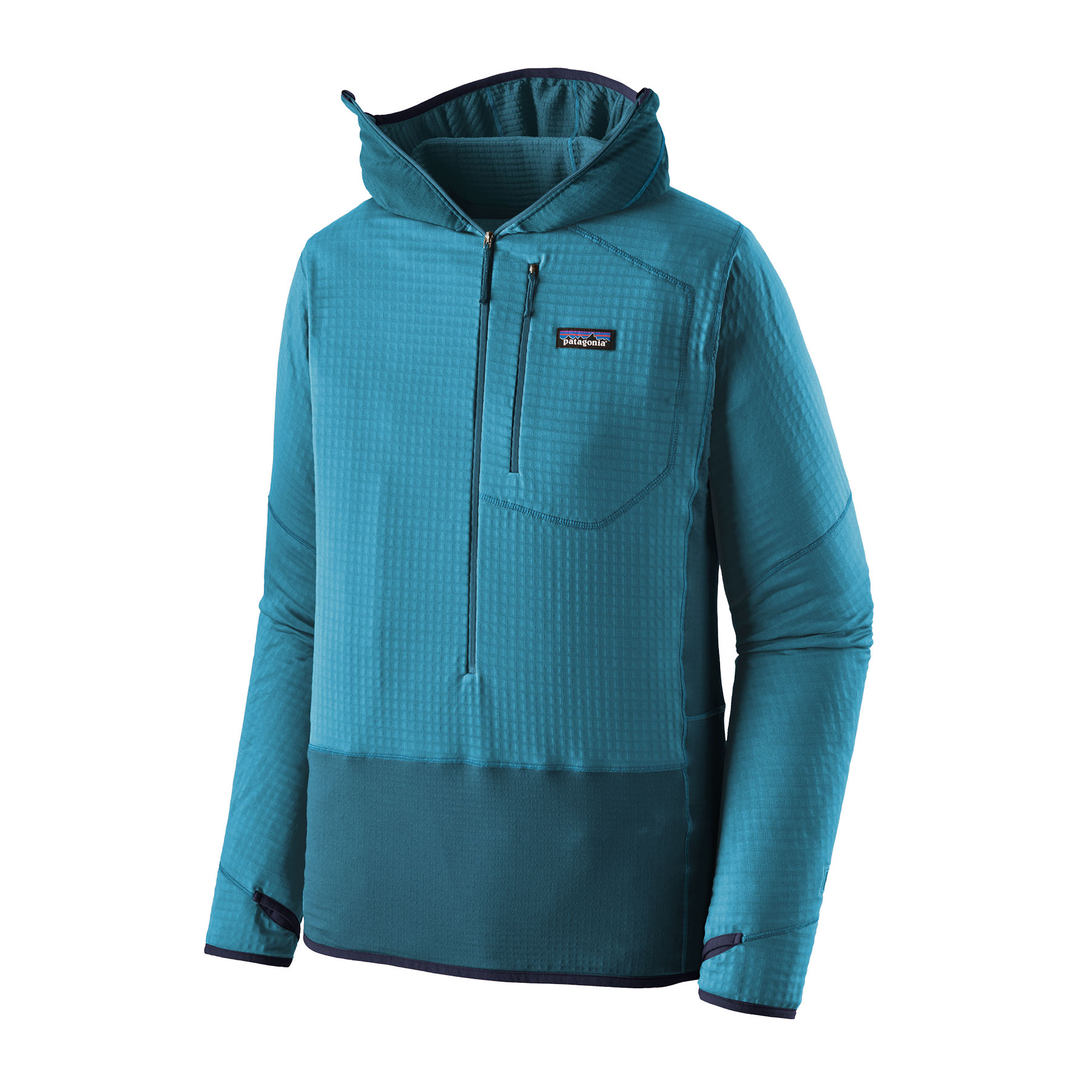 M's R1 P/O Hoody (wavy blue) M's R1 P/O Hoody (wavy blue)