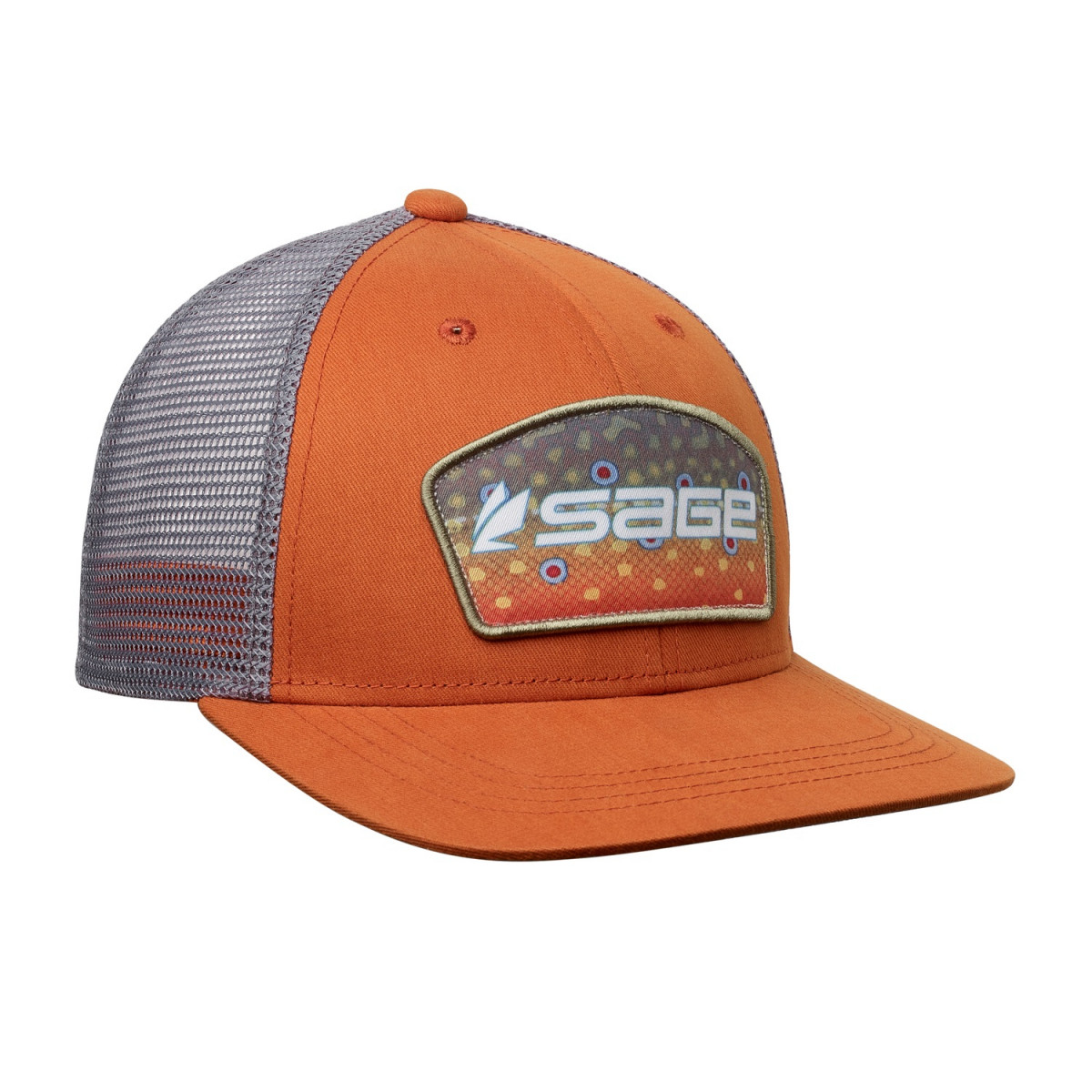 Hat Patch Trucker Brook Trout (Orange)