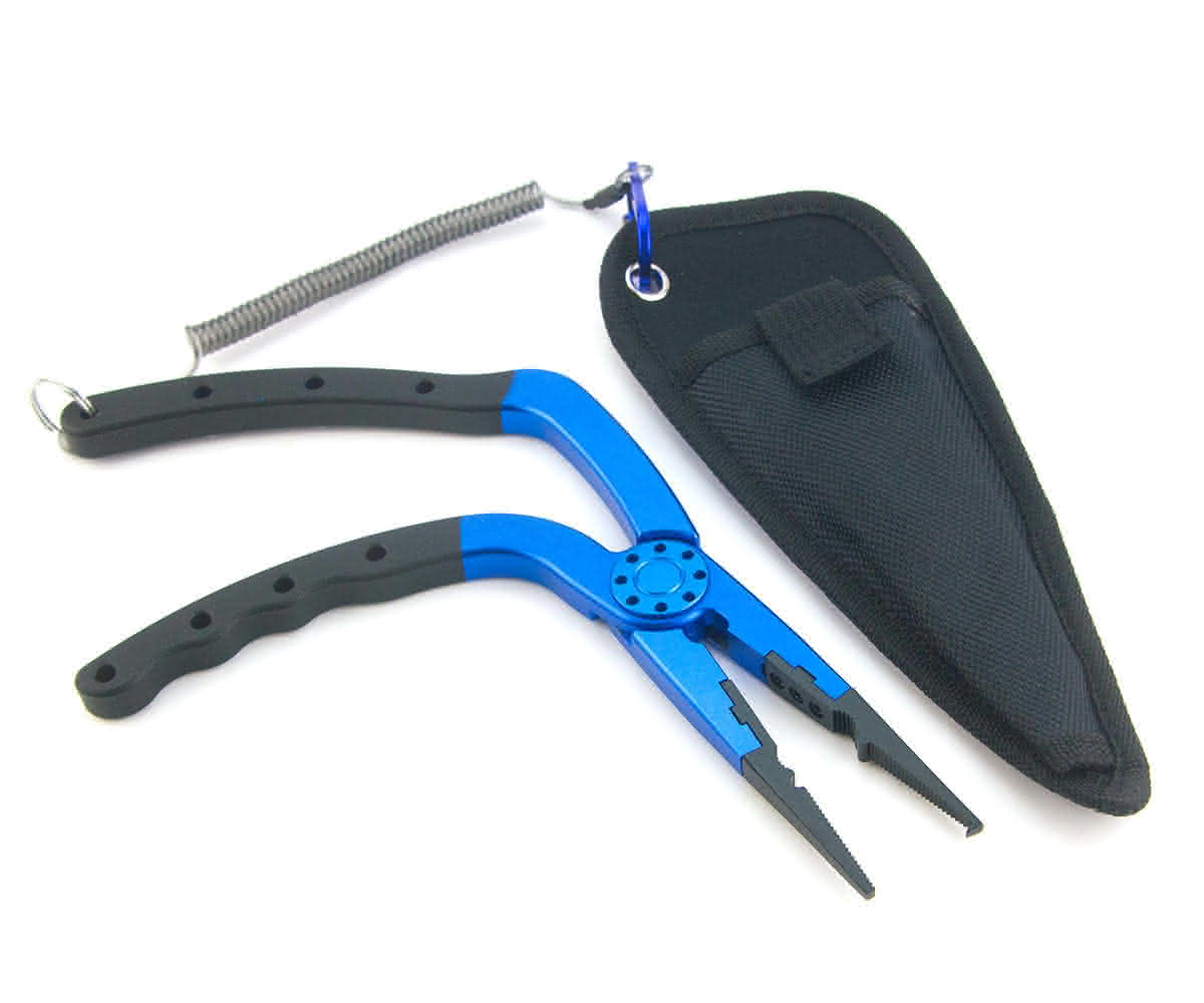 Aluminium Predator Pliers Hook Remover (blue)