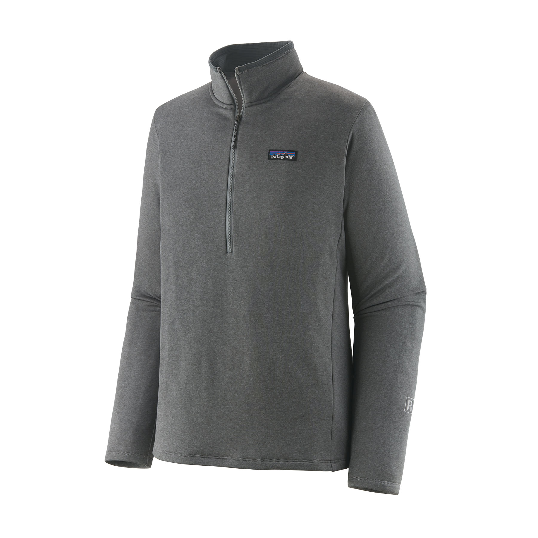 Patagonia R1 Daily Zip Neck, Noble Grey/Salt Grey XDye