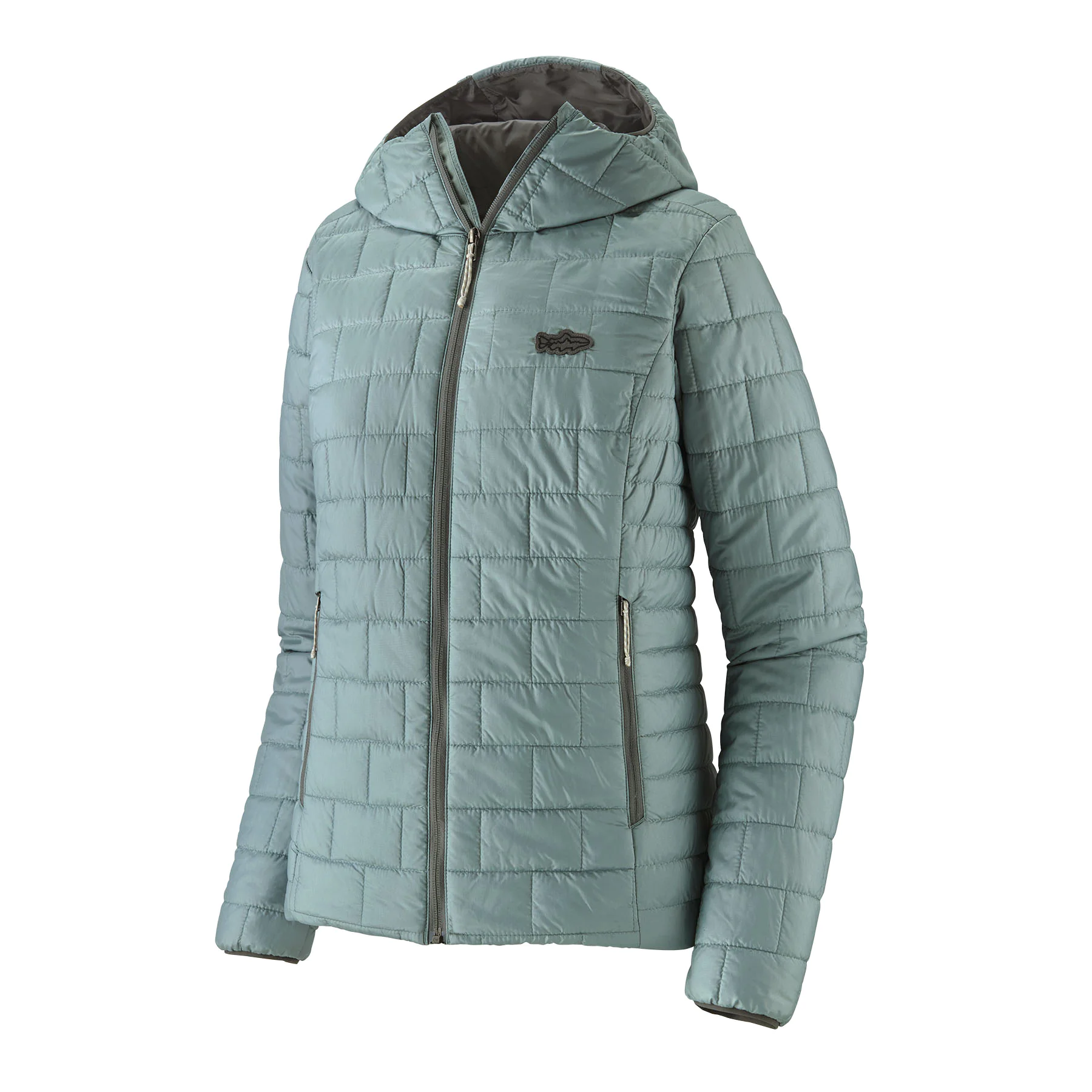 Pufferjacke, Kapuze, Steppjacke, Reißverschluss, Seitentaschen