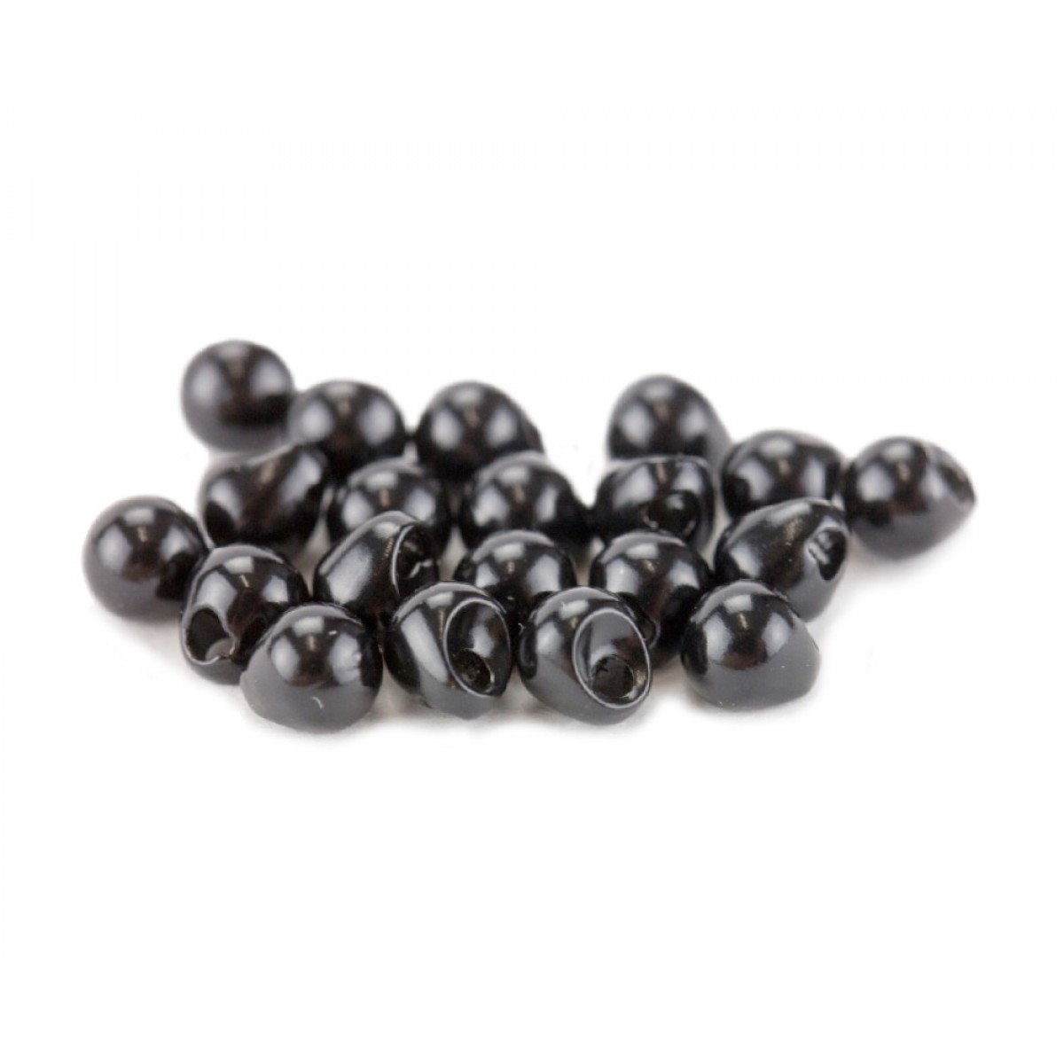 Tungsten Off Center Beads (schwarz)