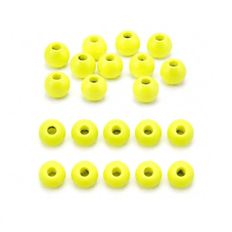 gelbe Perlen, Perlen, Kunststoffperlen, Hobbybedarf, Montageperlen
