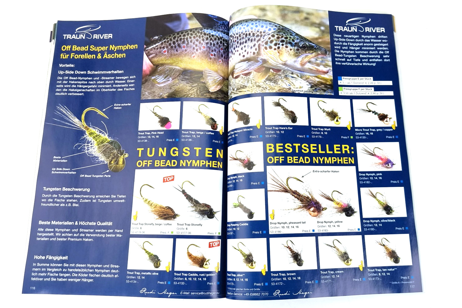 Katalog-Kombo 2023/2024 inkl. 6 Fliegen & Gutschein