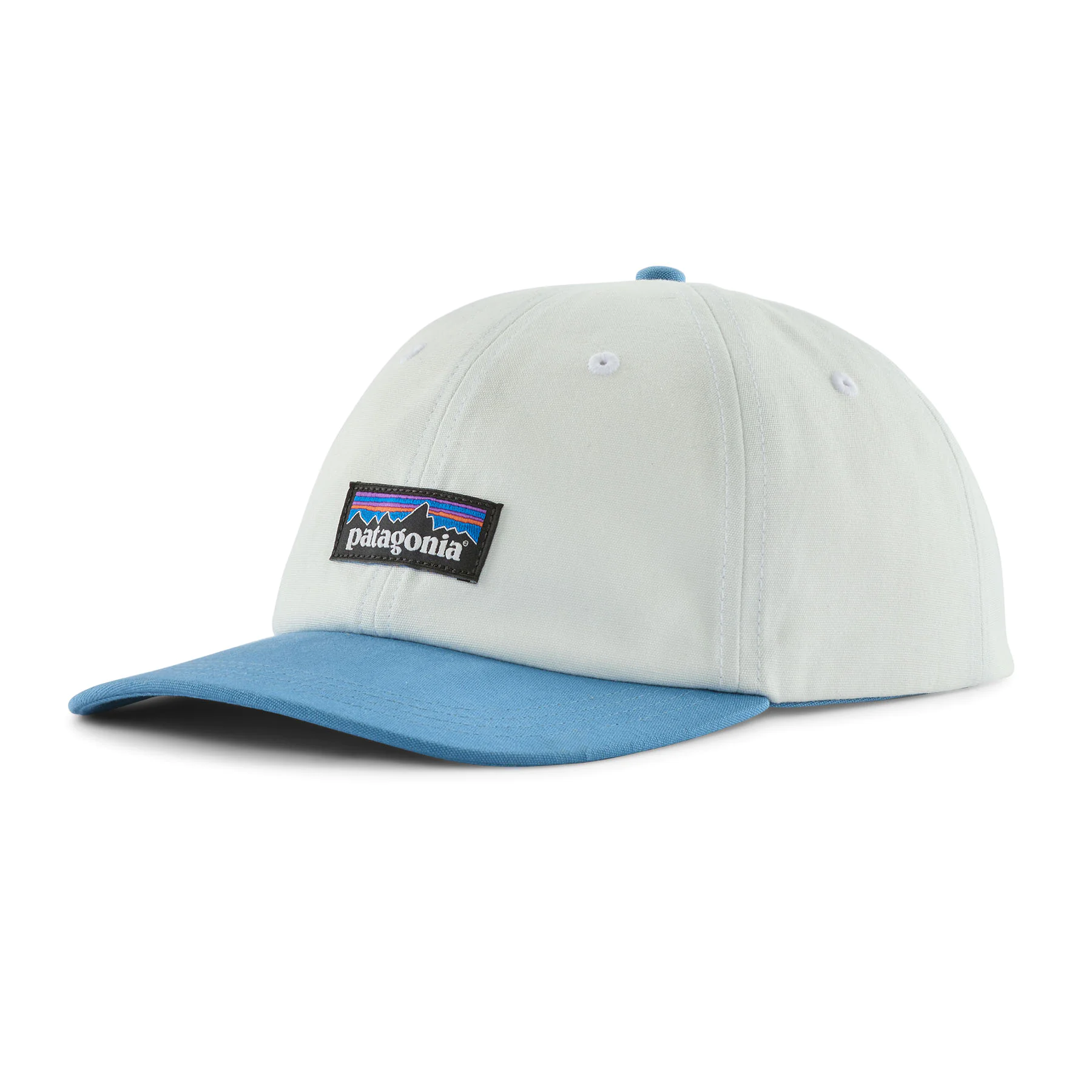 P-6 Label Trad Cap (birch white w/blue sage)