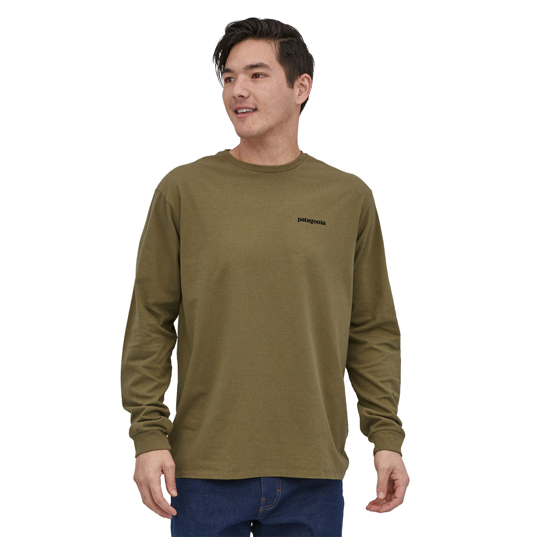 M's L/S P-6 Logo Responsibili-Tee (Moray Khaki) M's L/S P-6 Logo Responsibili-Tee (Moray Khaki)