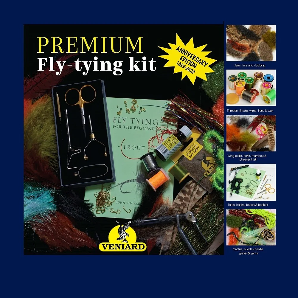 Premium Fly-Tying Kit - Fliegenbinde Paket Premium Fly-Tying Kit - Fliegenbinde Paket