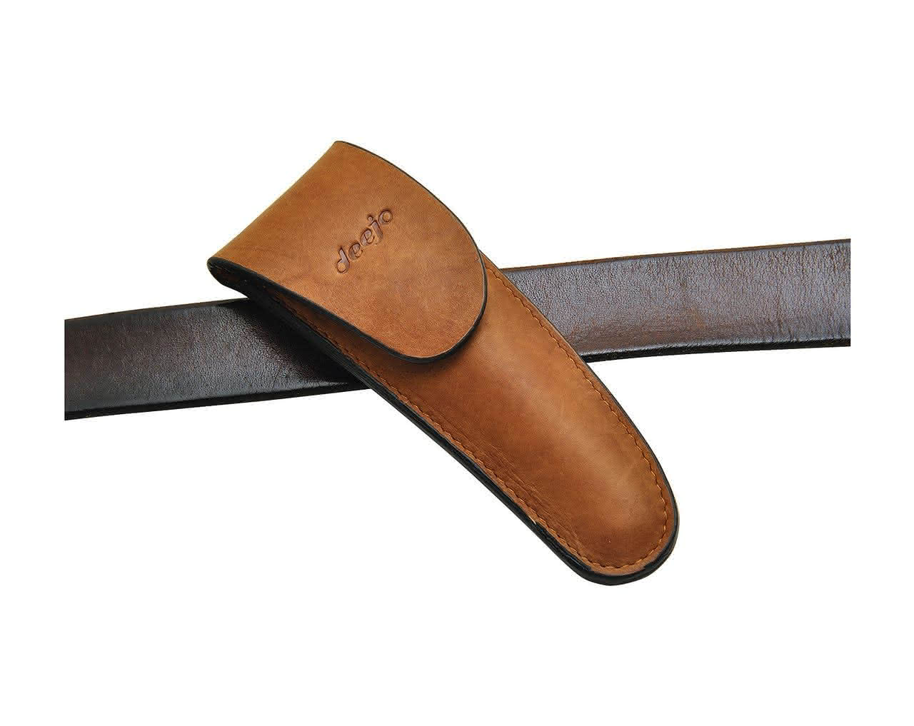 Belt leather sheath