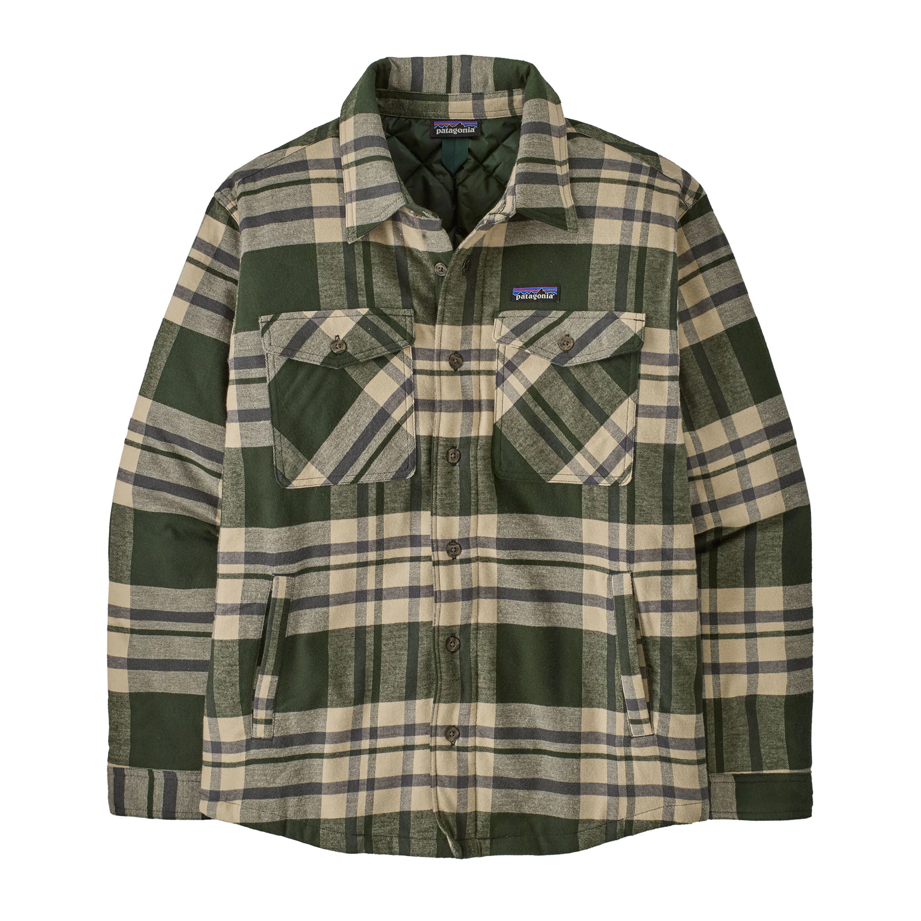 Patagonia LW Insulated Fjord Flannel Shirt (AGRN)