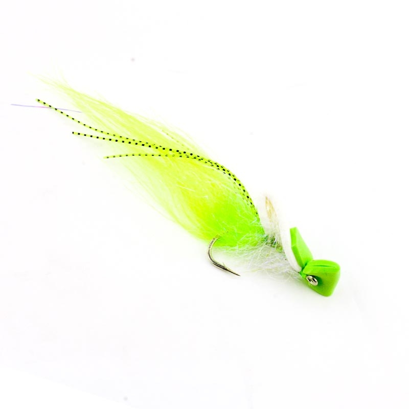 Top Water Shrimp (chartreuse/white)