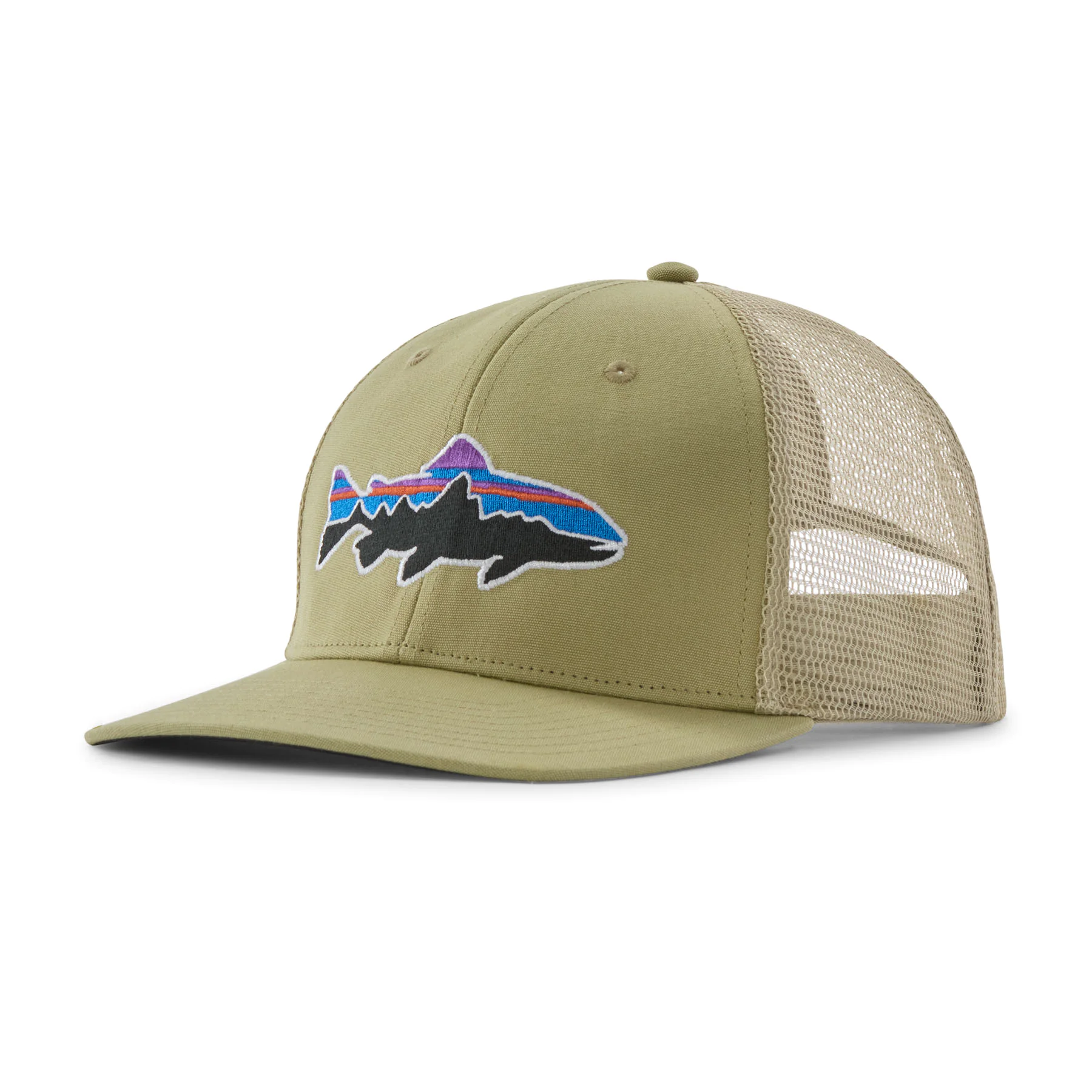 Fitz Roy Trout Trucker Hat (gumtree green)