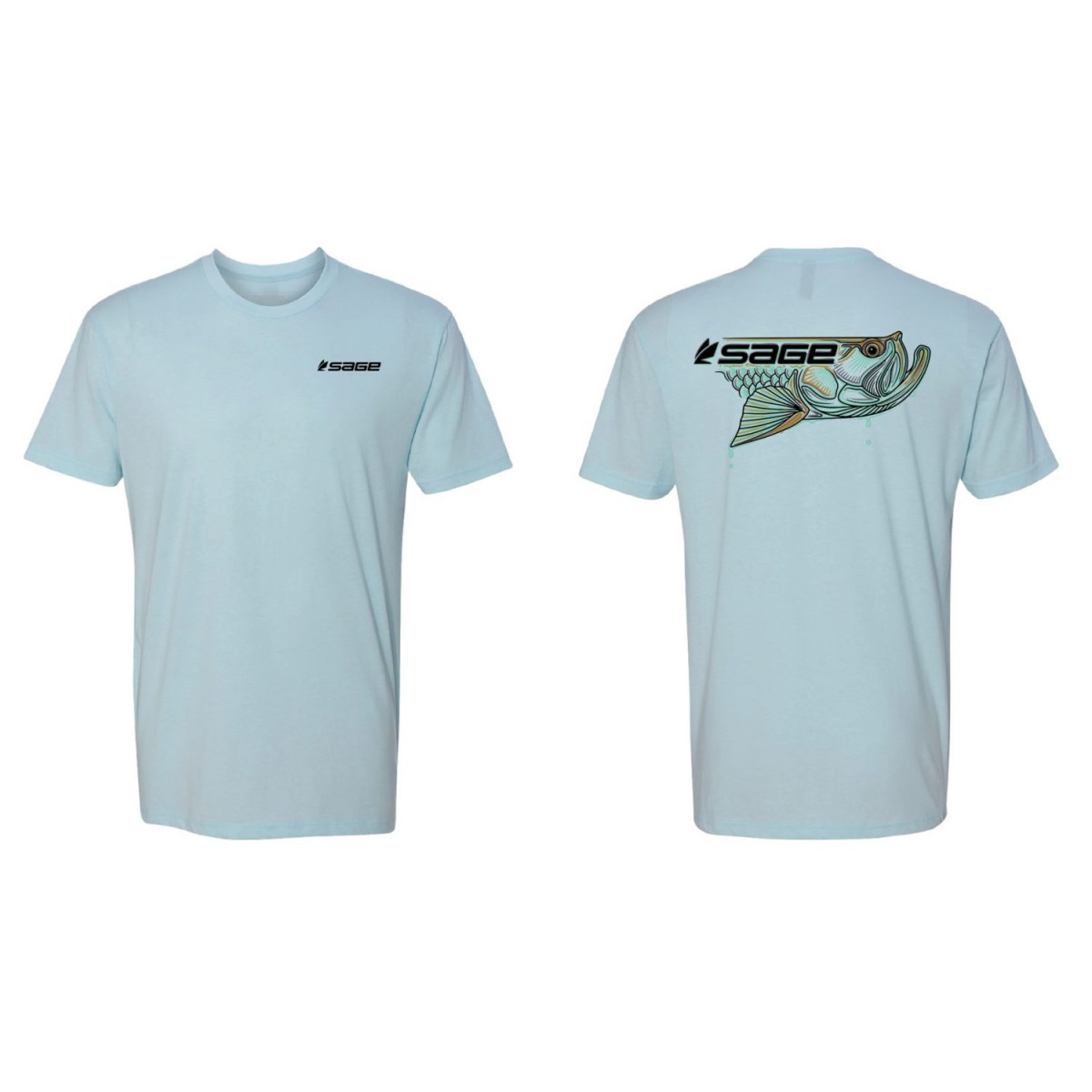 Dripping Fish Tee Tarpon (ice blue)