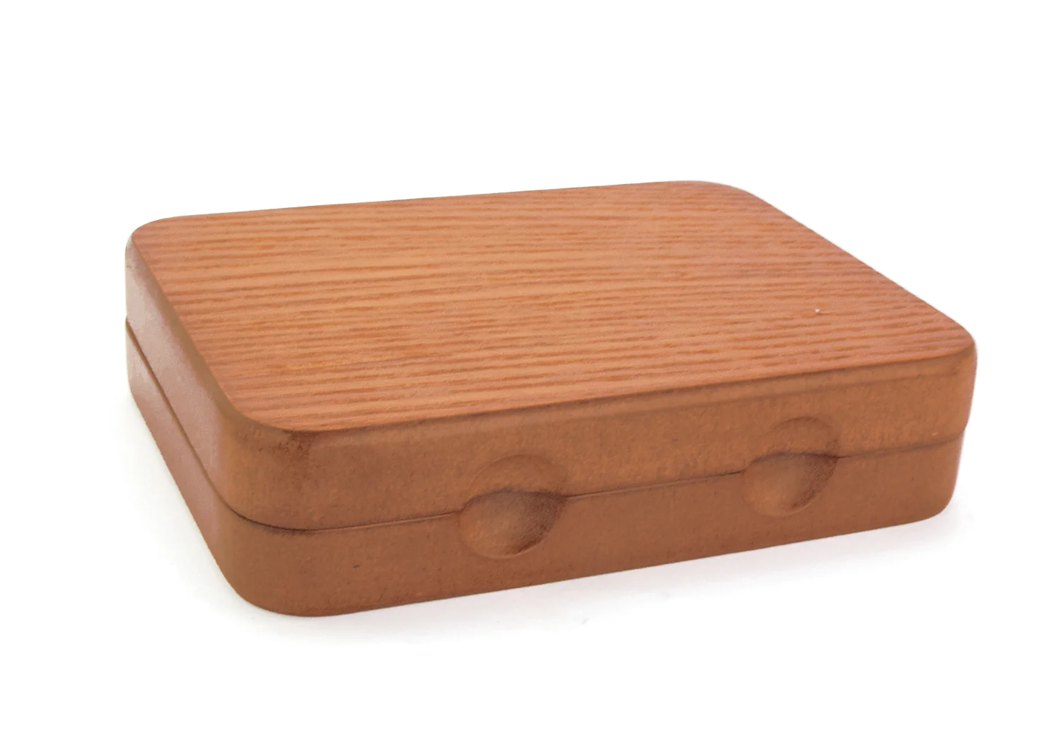 Holzdose, Aufbewahrungsbox, Braun, Holzmaserung, Deckel