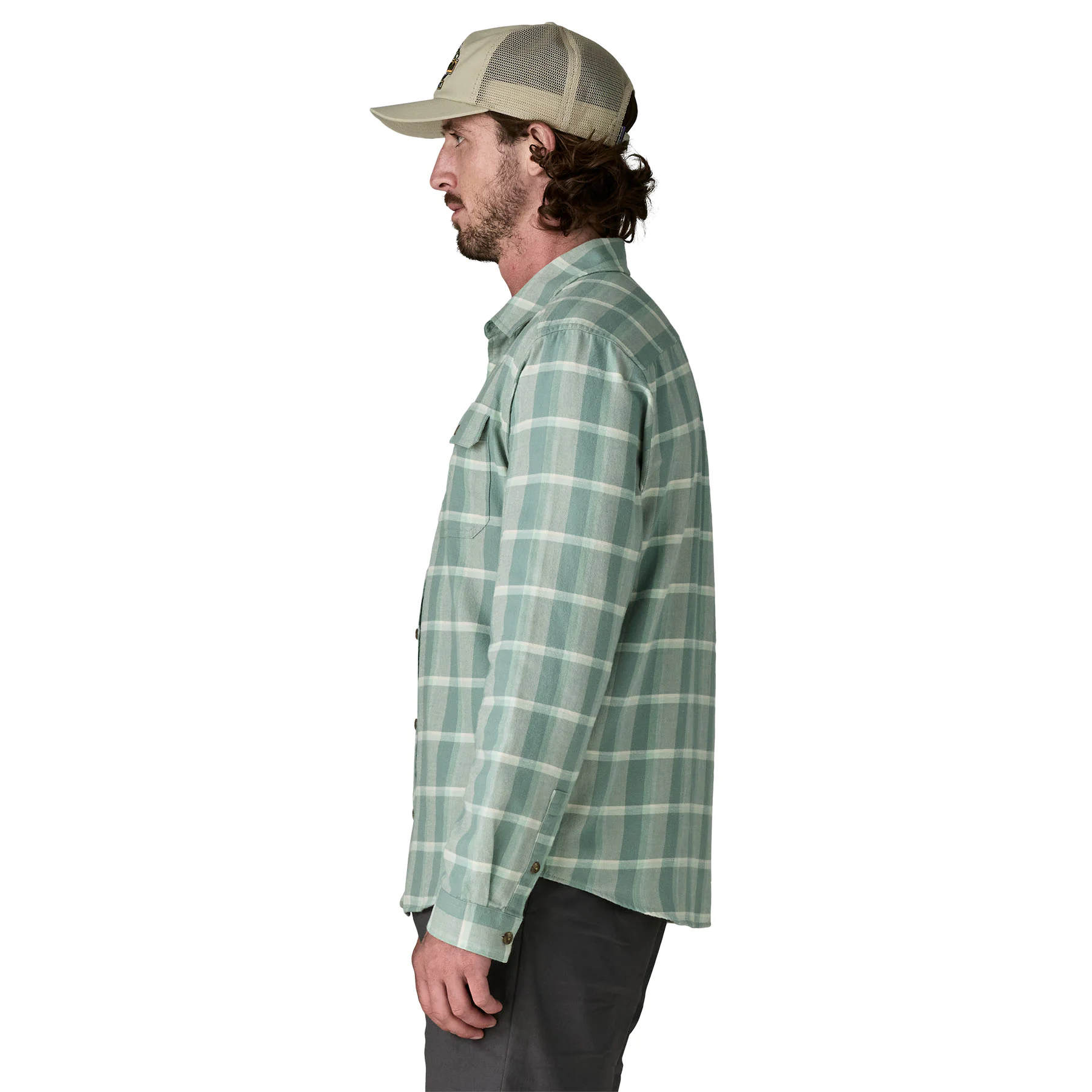 Lightweight Fjord Flannel Shirt (Blue Sage)