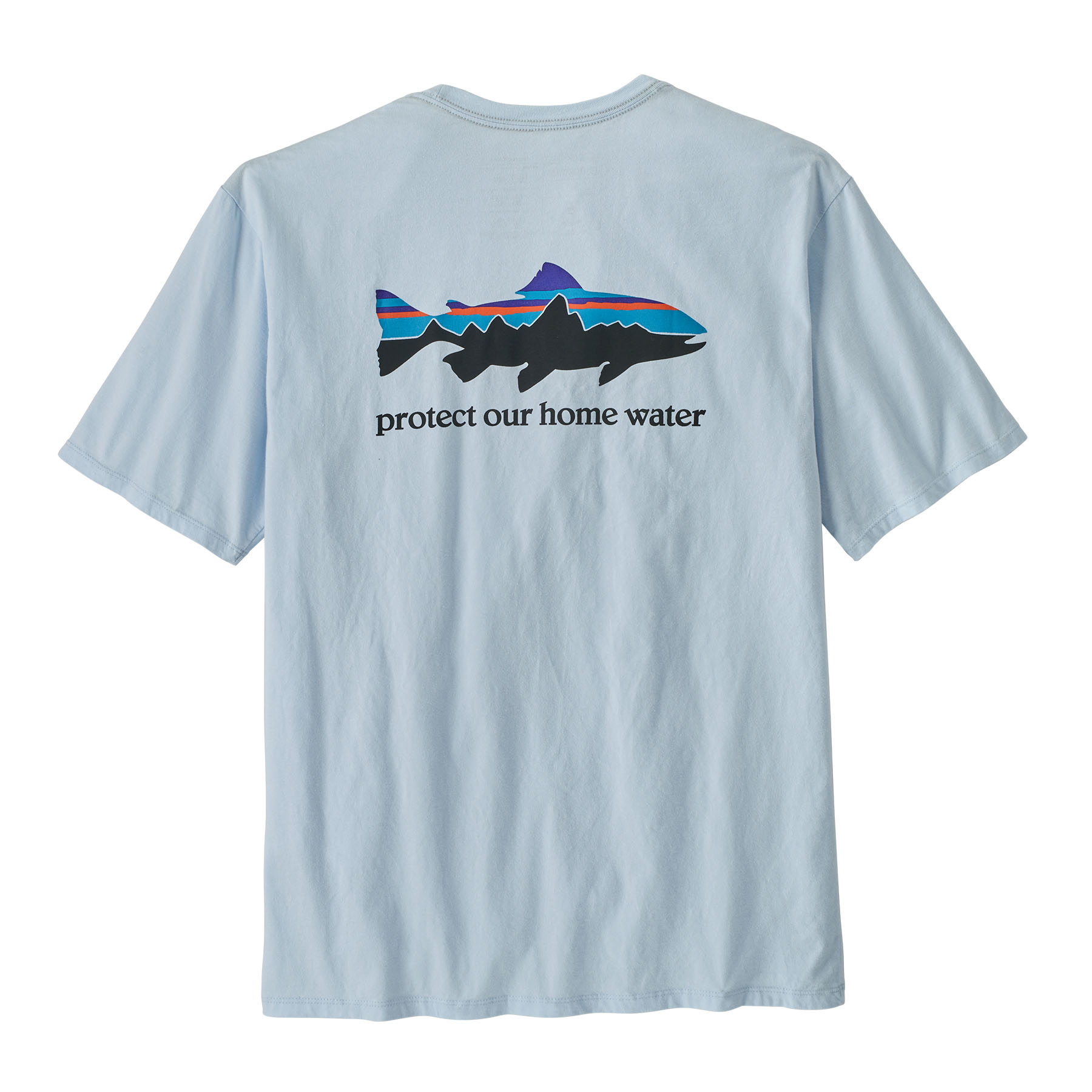 Home Water Trout Organic T-Shirt (chilled blue)