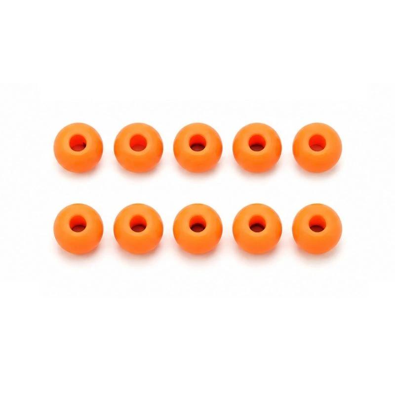 orange beads, ball beads, round bead, hole bead, orange color
