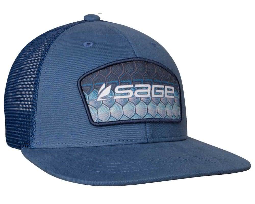 Patch Trucker Hat (Blue-Tarpon) Patch Trucker Hat (Blue-Tarpon)