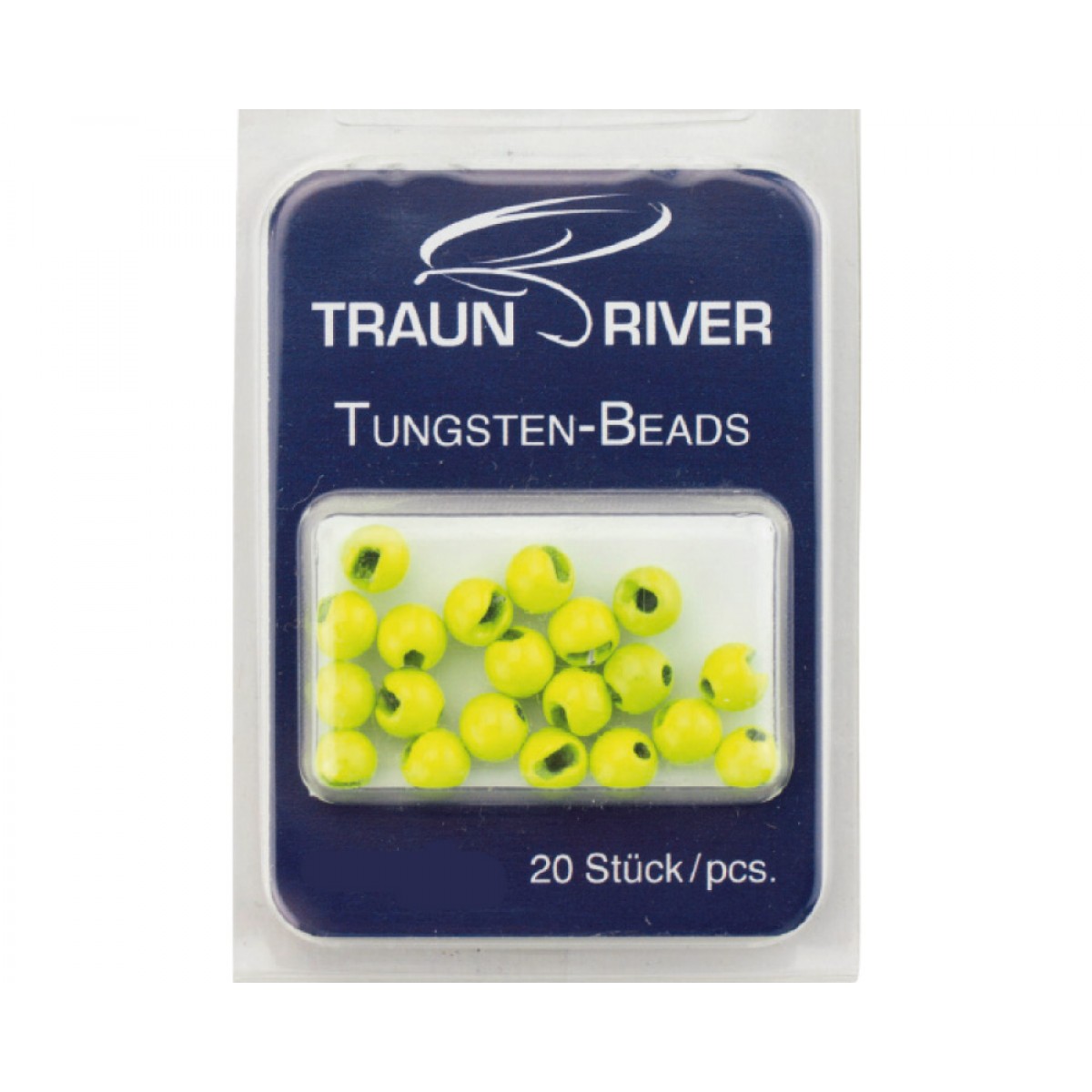 Tungsten Beads (fluoro-yellow)